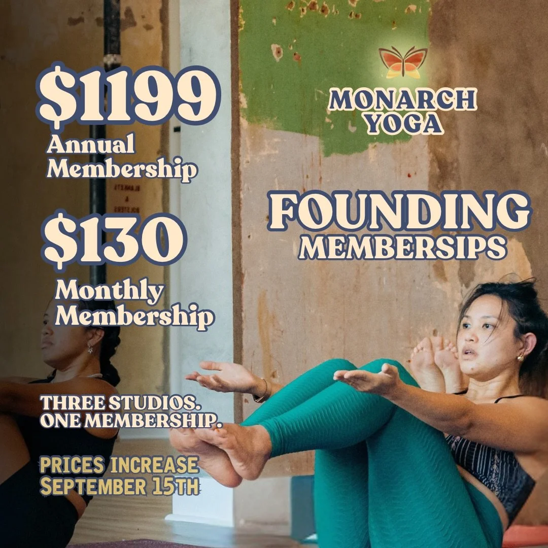 🦋 Three Studios. One Membership.🦋

Plus a whole lot more.

Your Monarch membership comes with perks from 20+ local partners, giving you more ways to build your routine beyond the studio.

🏃 Orangetheory Fitness (NoLibs + UCity) &rarr; 1 free class