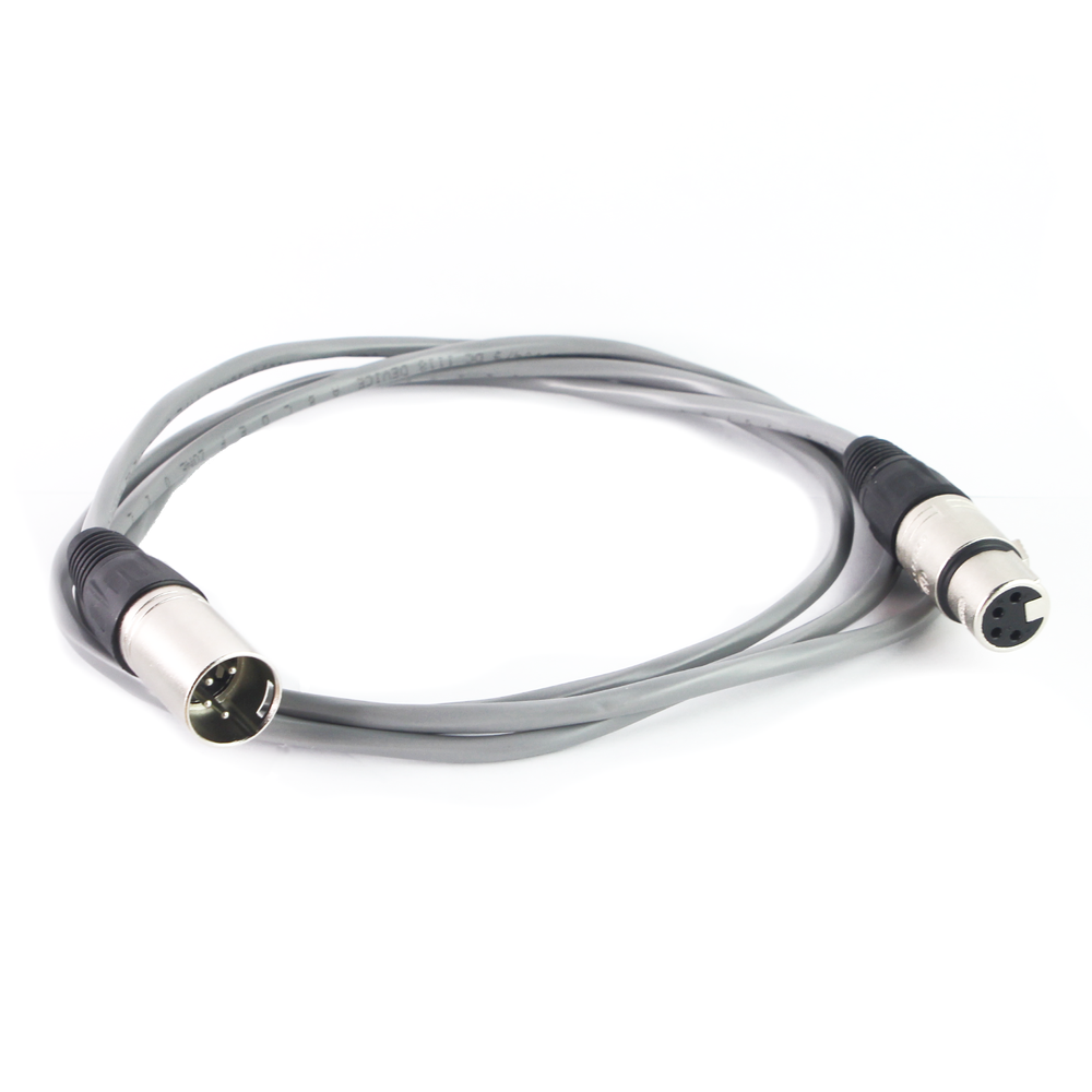 Serge Power Cable | 4 pin XLR & Pigtail — Low-Gain Electronics