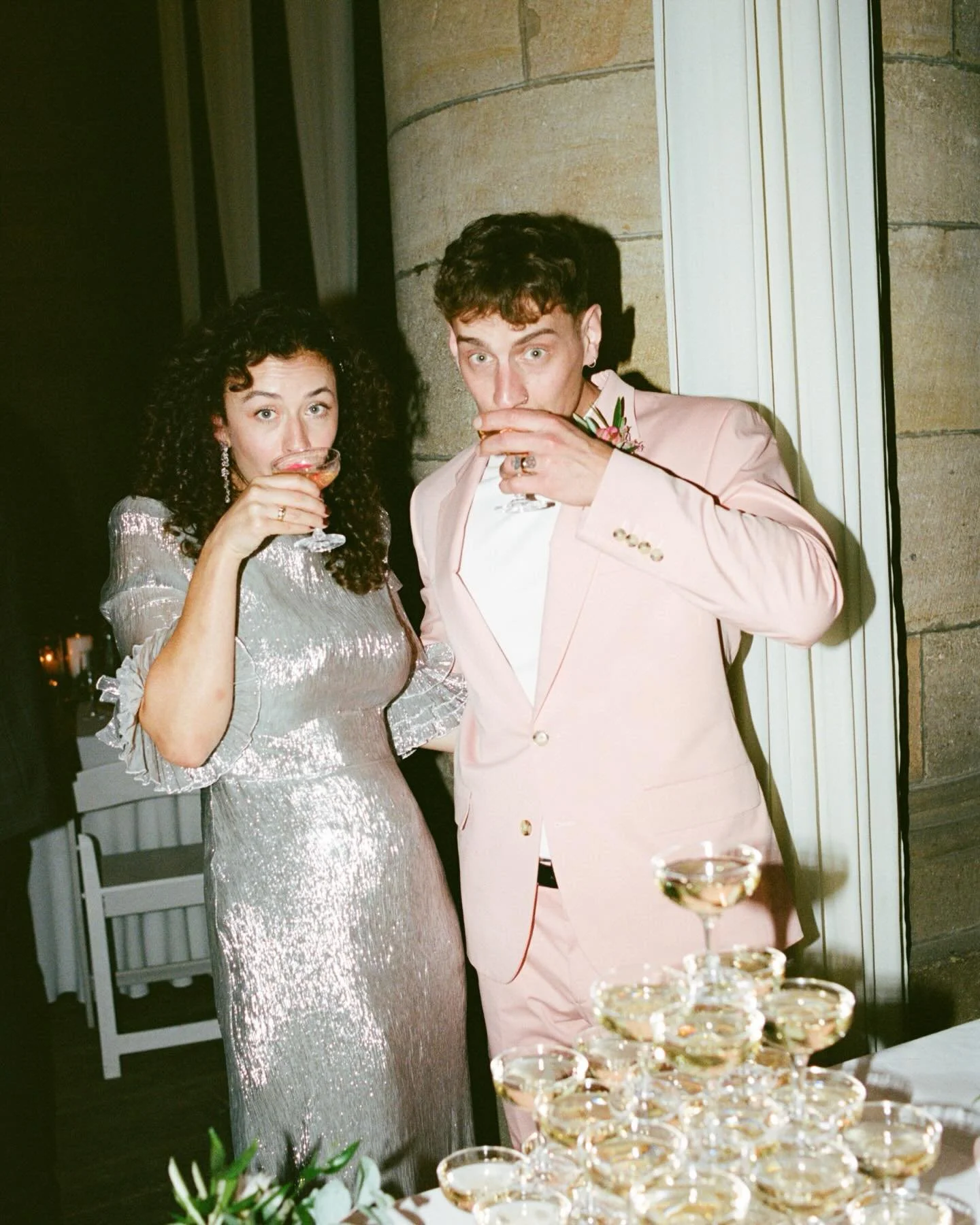 Alice + Ash 🥂 
.
#filmweddingphotographer #weddingsonfilm #kodakfilm #filmisnotdead #filmphotographer