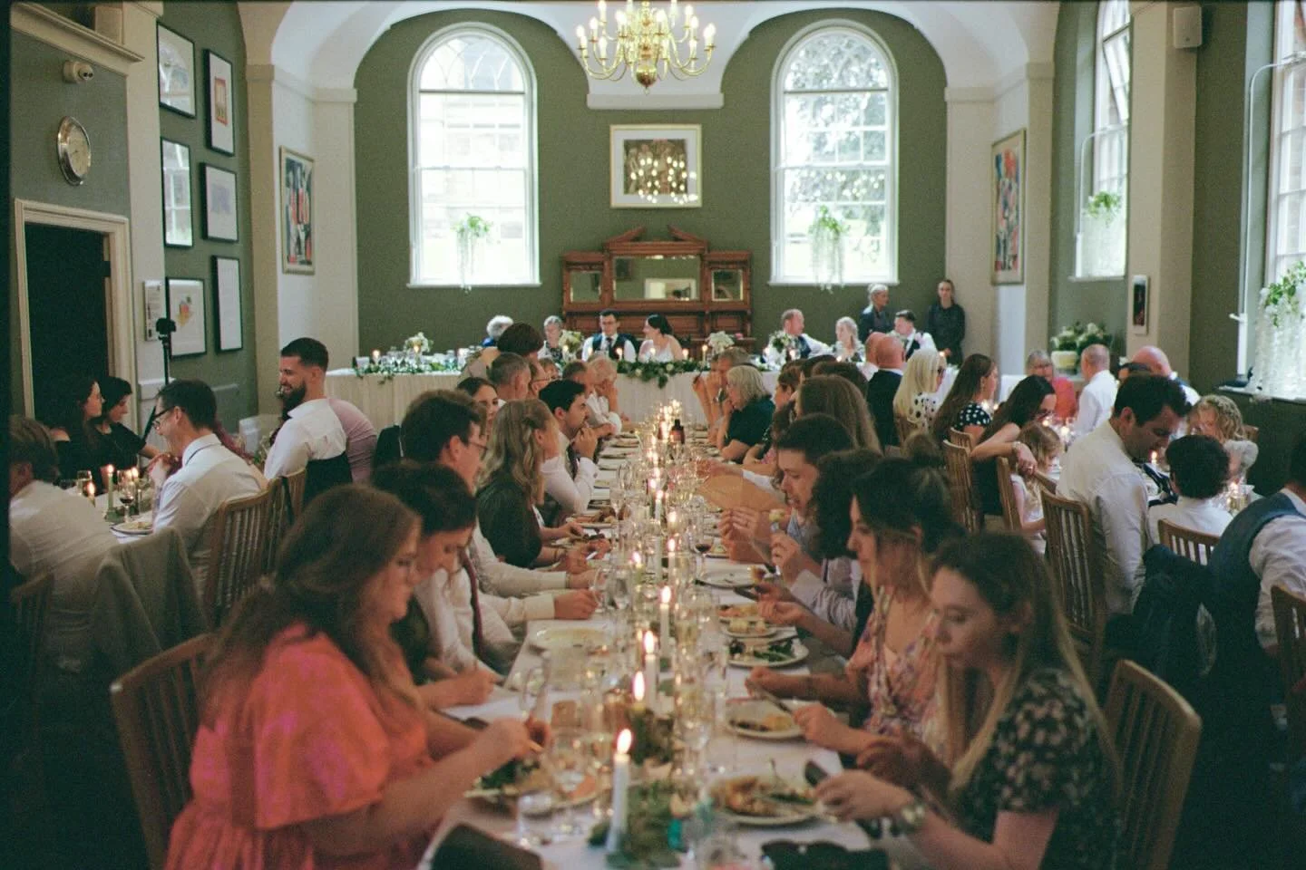 Lunch at St Chads 
.
#weddingsonfilm #35mmweddingphotography #filmwedding #filmweddingphotographer