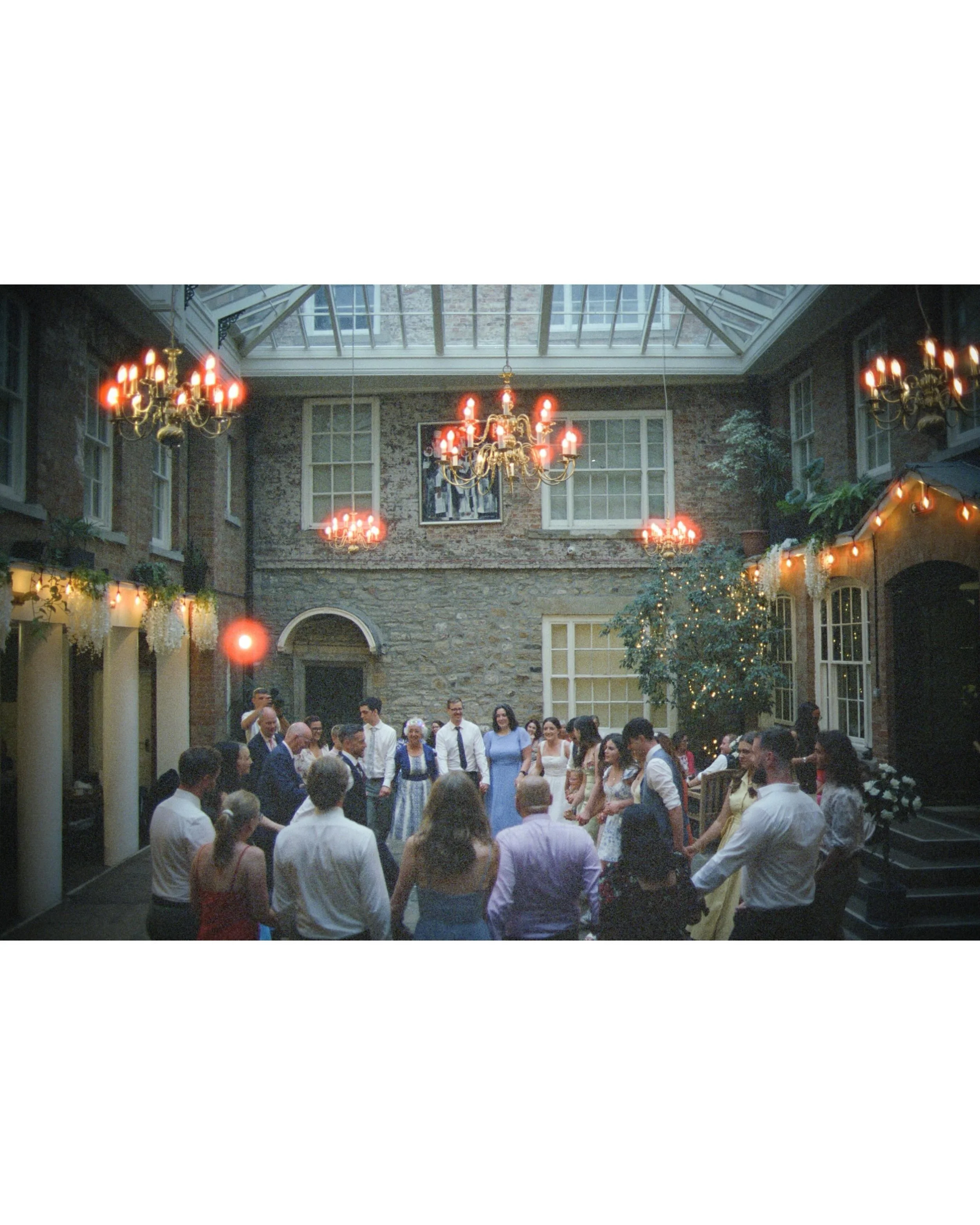 C&egrave;ilidh at St Chads 
.
#filmweddingphotographer #cinestill800t #weddinginspiration #filmstagram