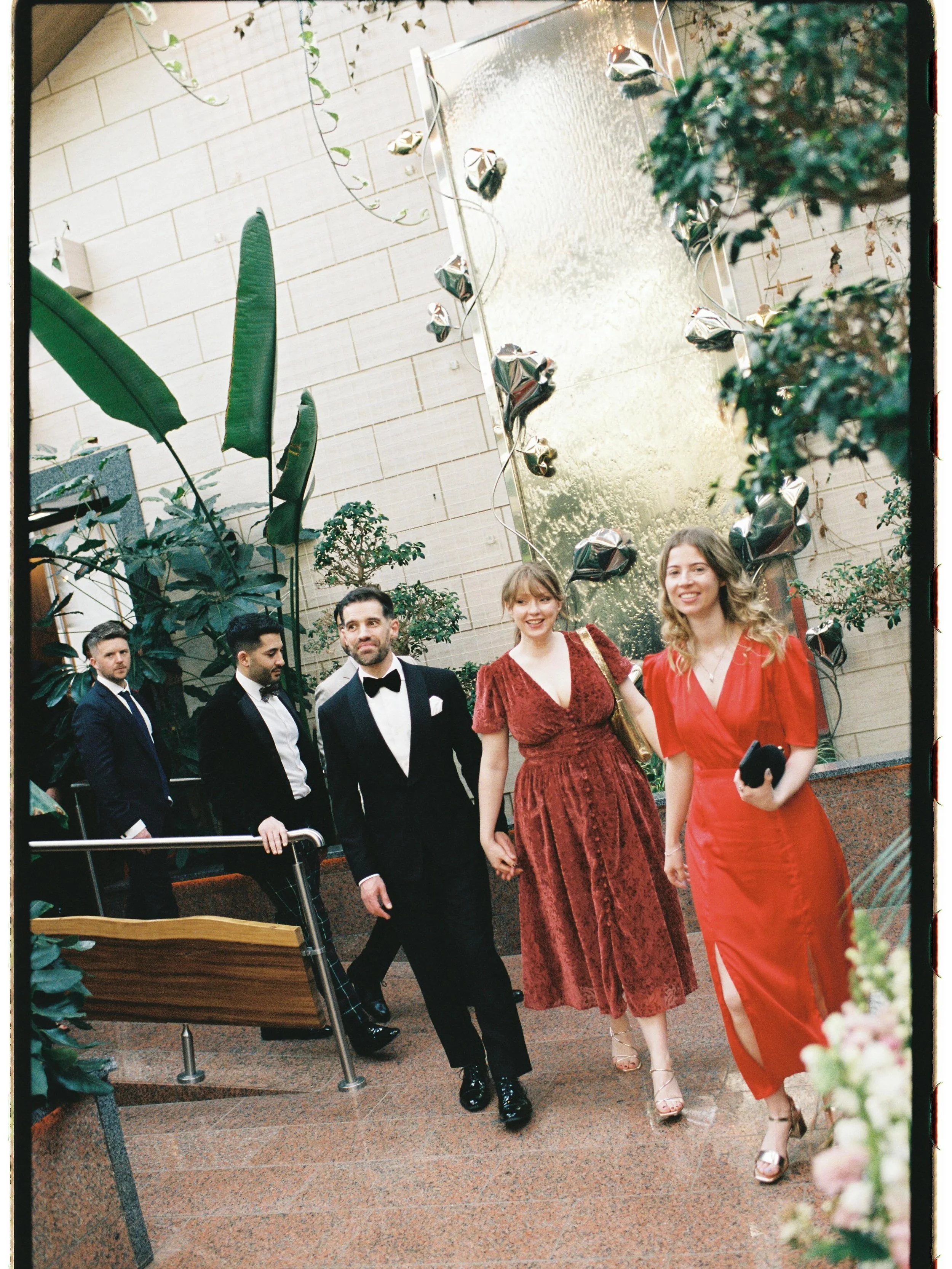 Guests arriving, @thegardenroomnewcastle 
.
#filmphotographer #filmweddingphotographer #filmwedding #shootitwithfilm