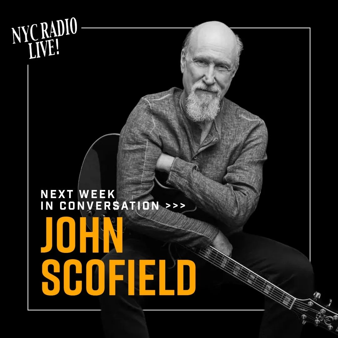 On his way to the Big Ears Festival, John Scofield talks Miles, Mingus, and the groove on the next episode of the NYC Radio Live Podcast @nyc_radio_live 
We'll be broadcasting the conversation on WKCR FM as well. 
Stay tuned!

🎧Follow and subscribe 
