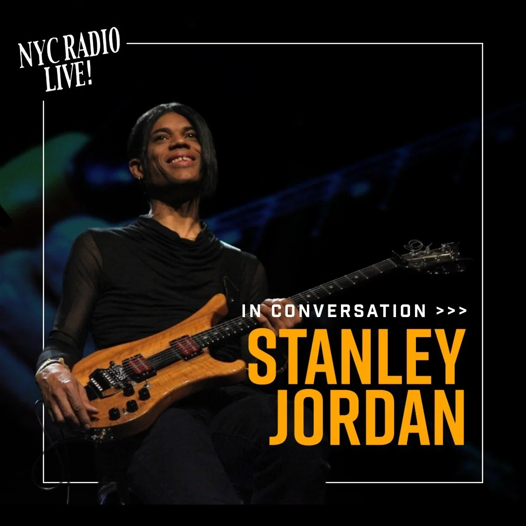 Stanley Jordan is one of the most original and unique guitarists of our time. In August of 2012 he swung by the WKCR-FM studio DJ'd, performed a solo set, talked music and philosophy, performed live and jammed with all of us including the great guita