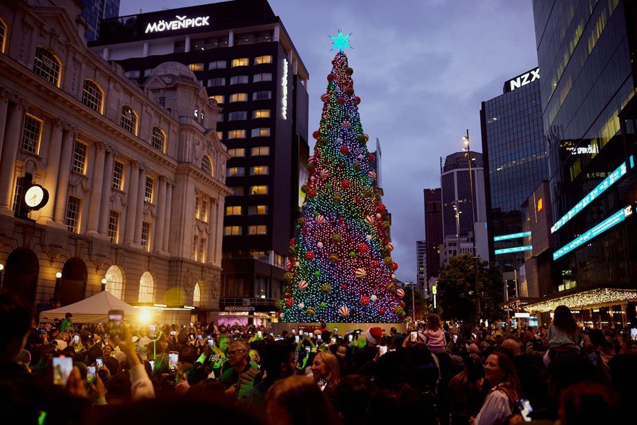 Te Manaaki – Auckland’s Giant Christmas Tree