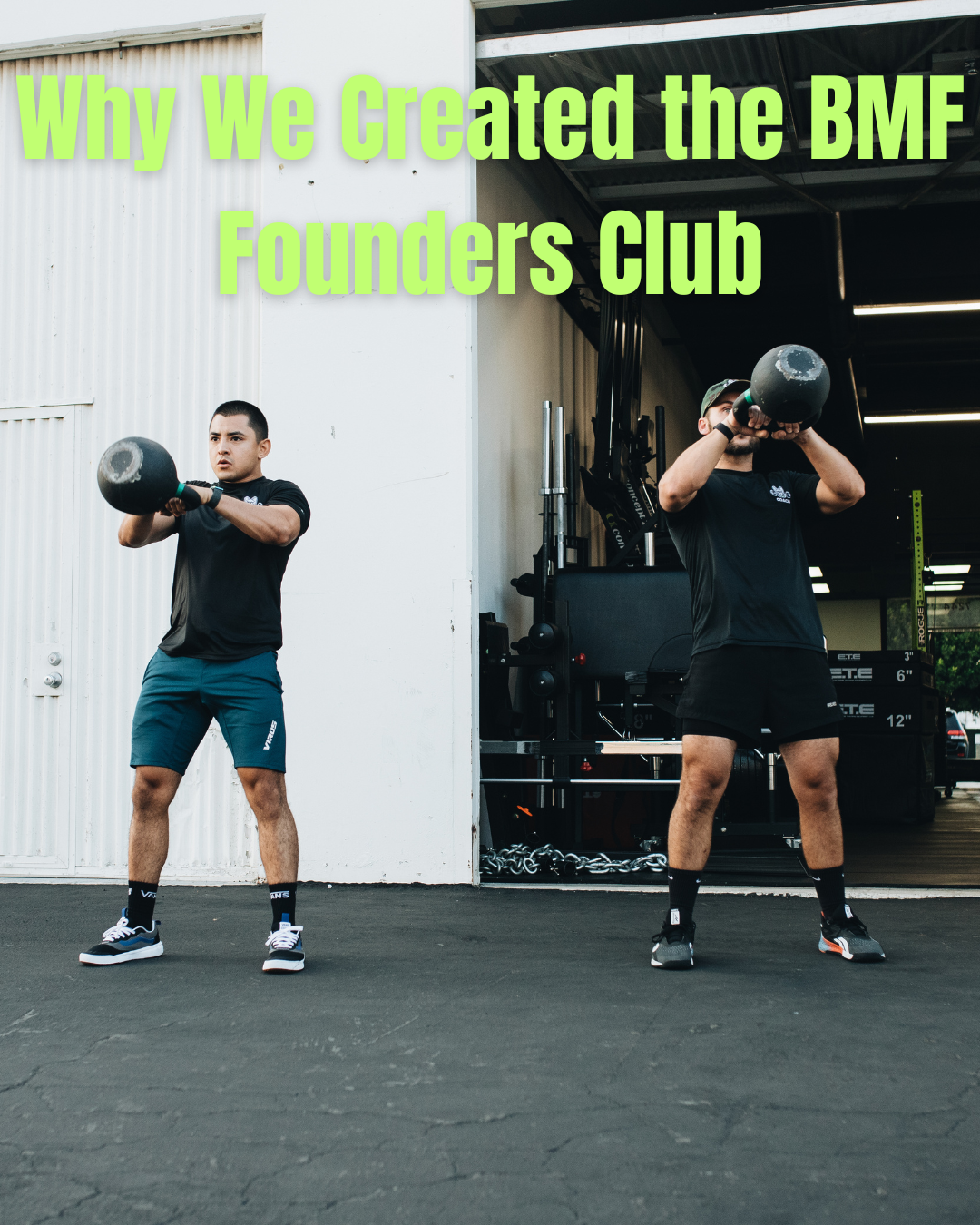 Why We Created the BMF Founders Club