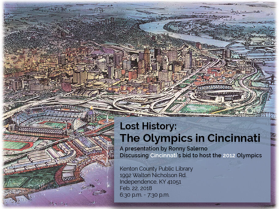 UPCOMING EVENT: Discussing Cincinnati and its Bid to Host the 2012 Olympics
