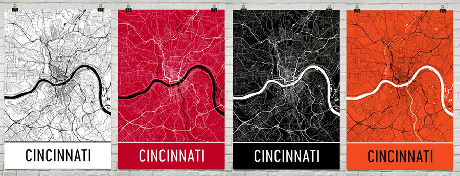 Modern Map Art