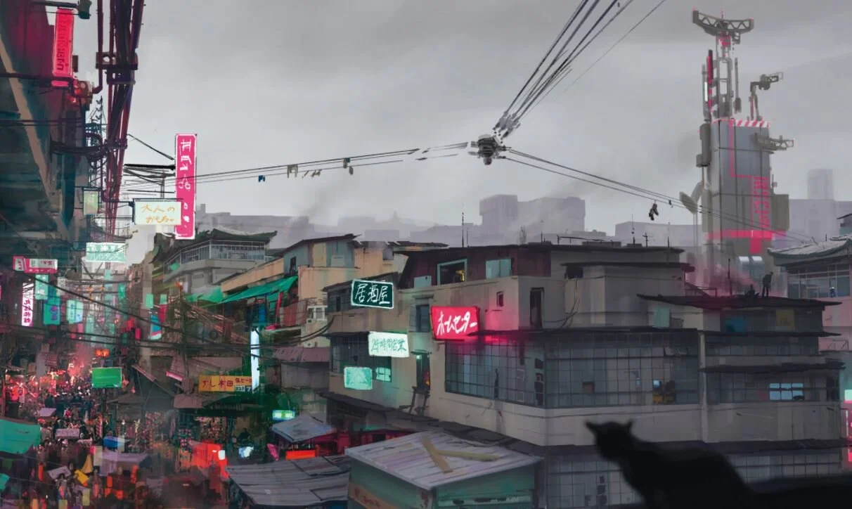 A Kabuki open air market