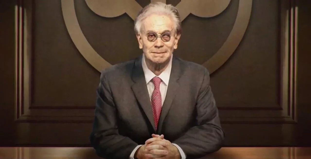 Saburo Arasaka In An Arasaka Propoganda Film