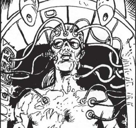 Rache Bartmoss in his life-preserving fridge “hideout”