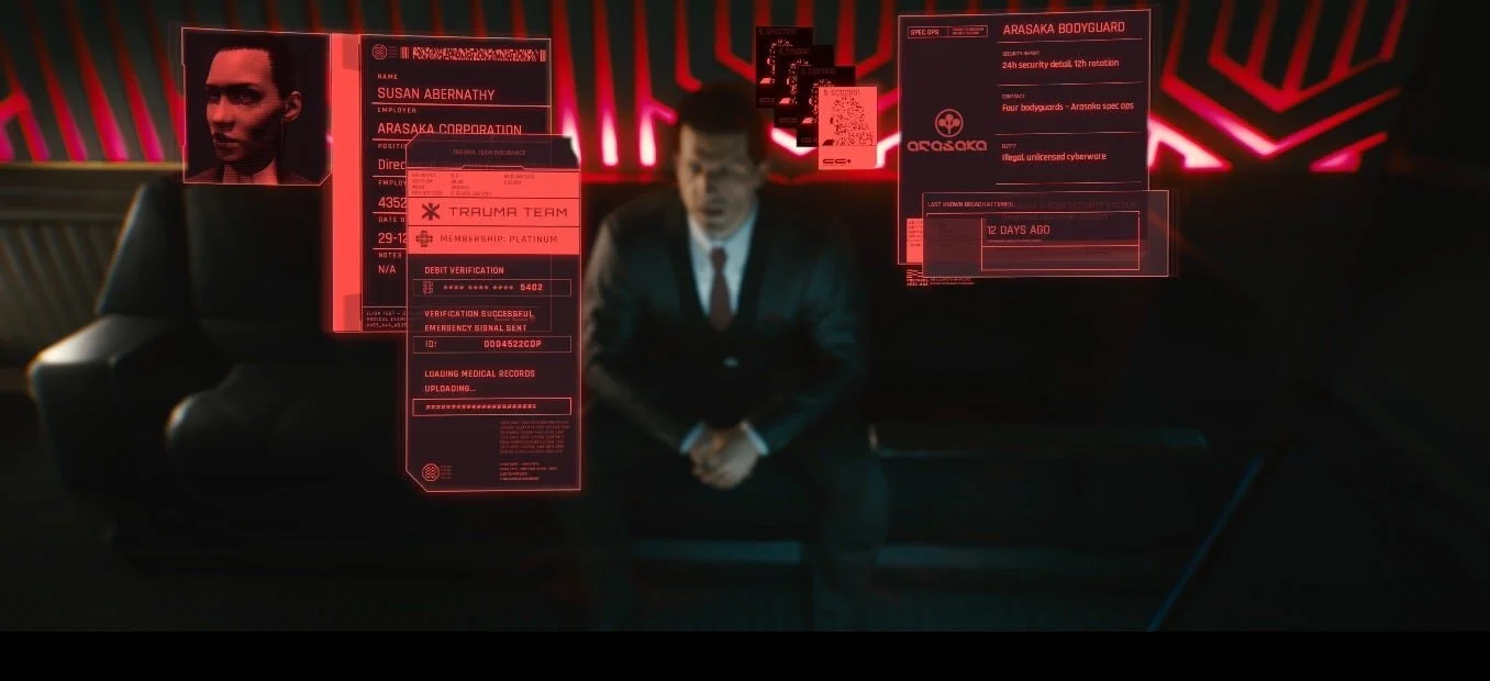 Arasaka uses Trauma Team services for their top-end corporate talent