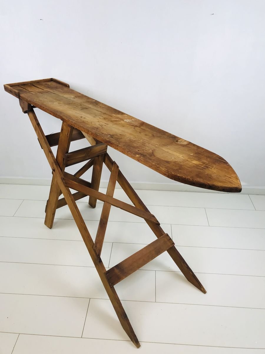  Photograph of a wooden ironing board, c.1900 