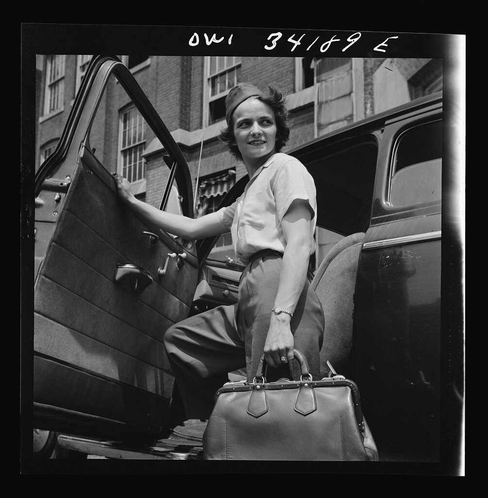 Women employed at Landers A shuttle driver.jpg
