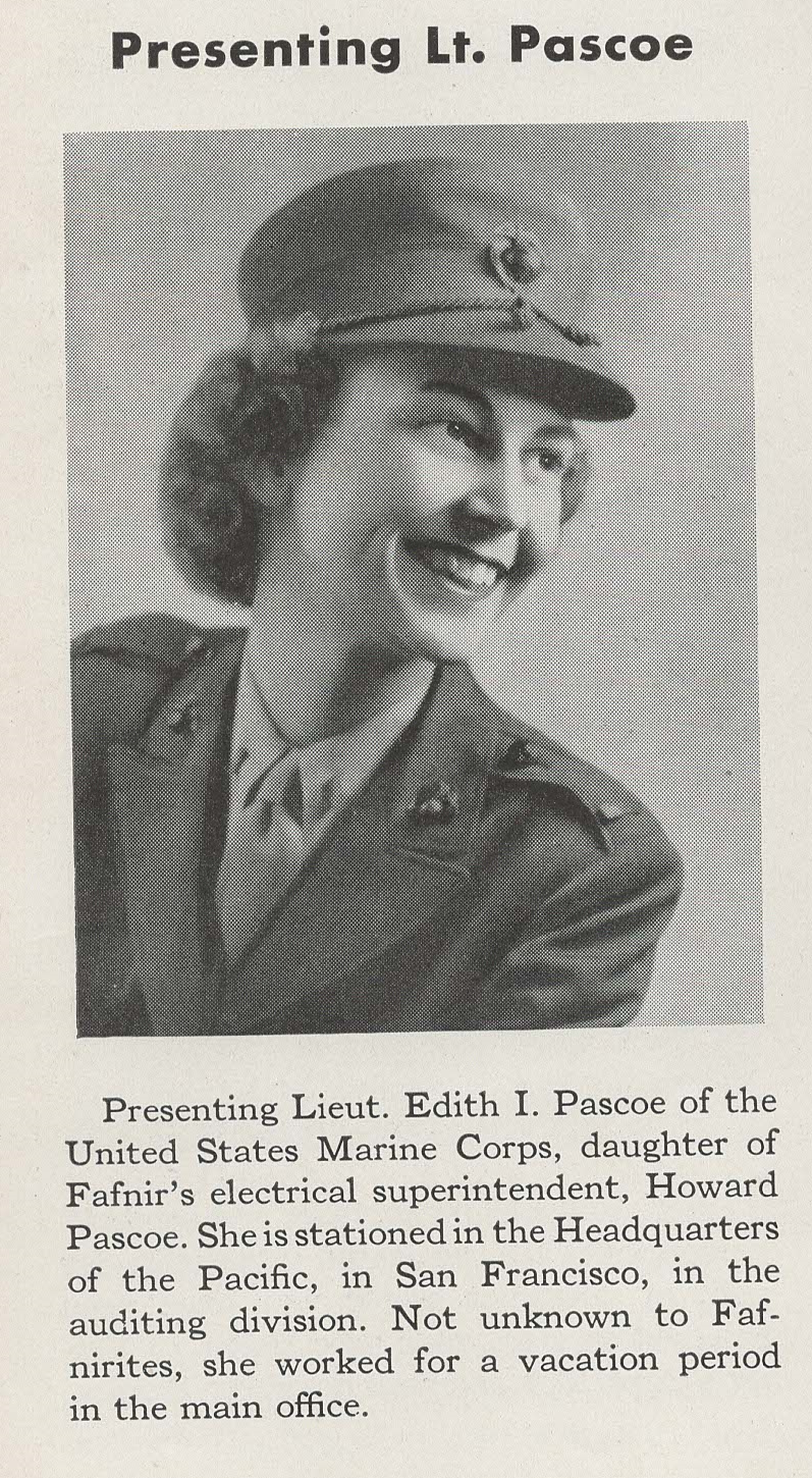 Lt. Edith L Pascoe