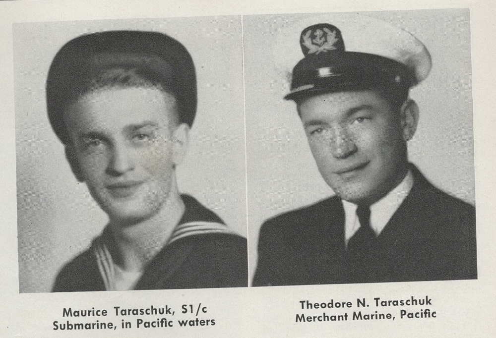 S1/c Maurice Taraschuk and Merchant Marine Theodore Taraschuk