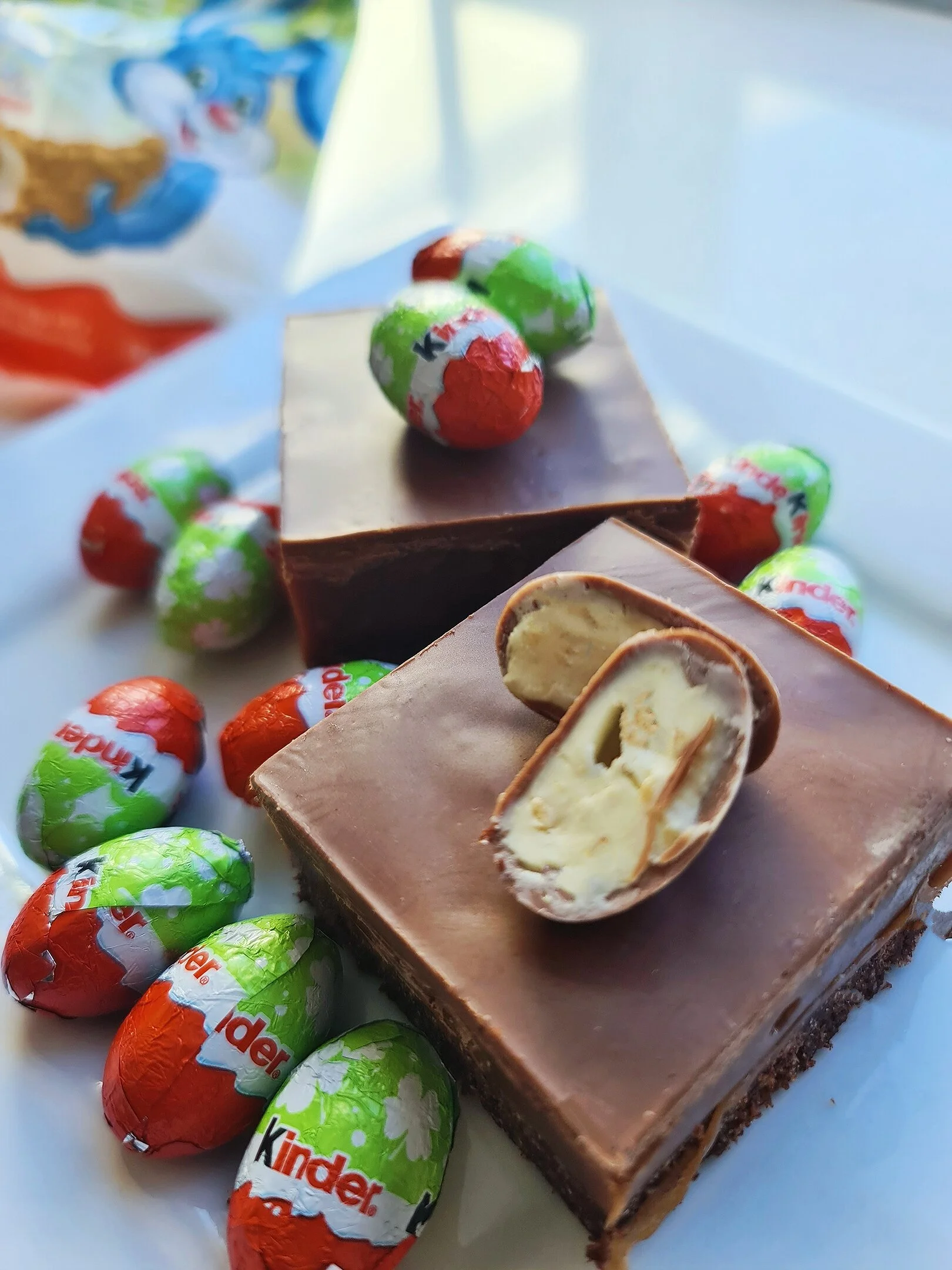 Nutella Kinder Surprise Slice