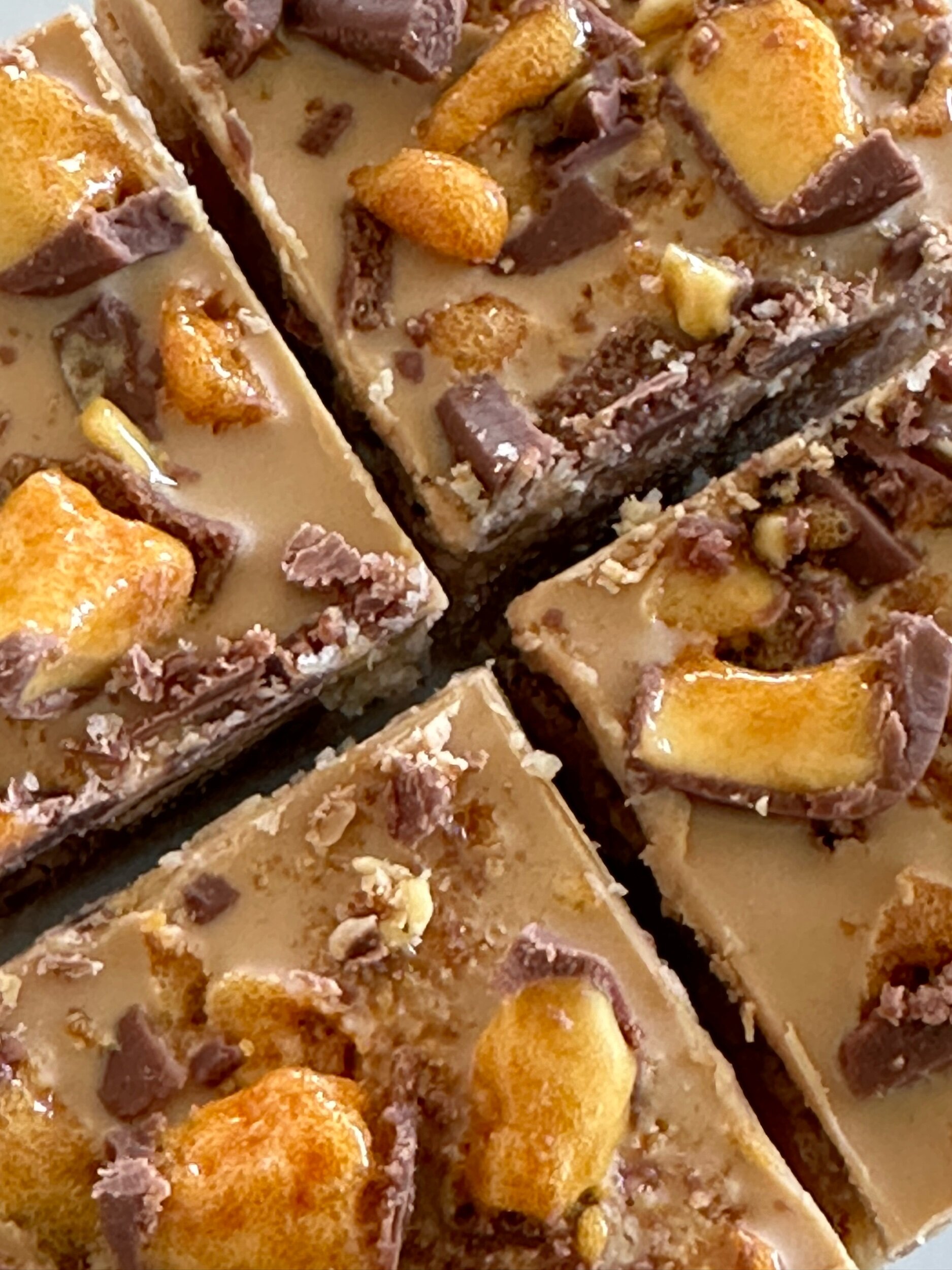 Caramilk Crunchie Slice