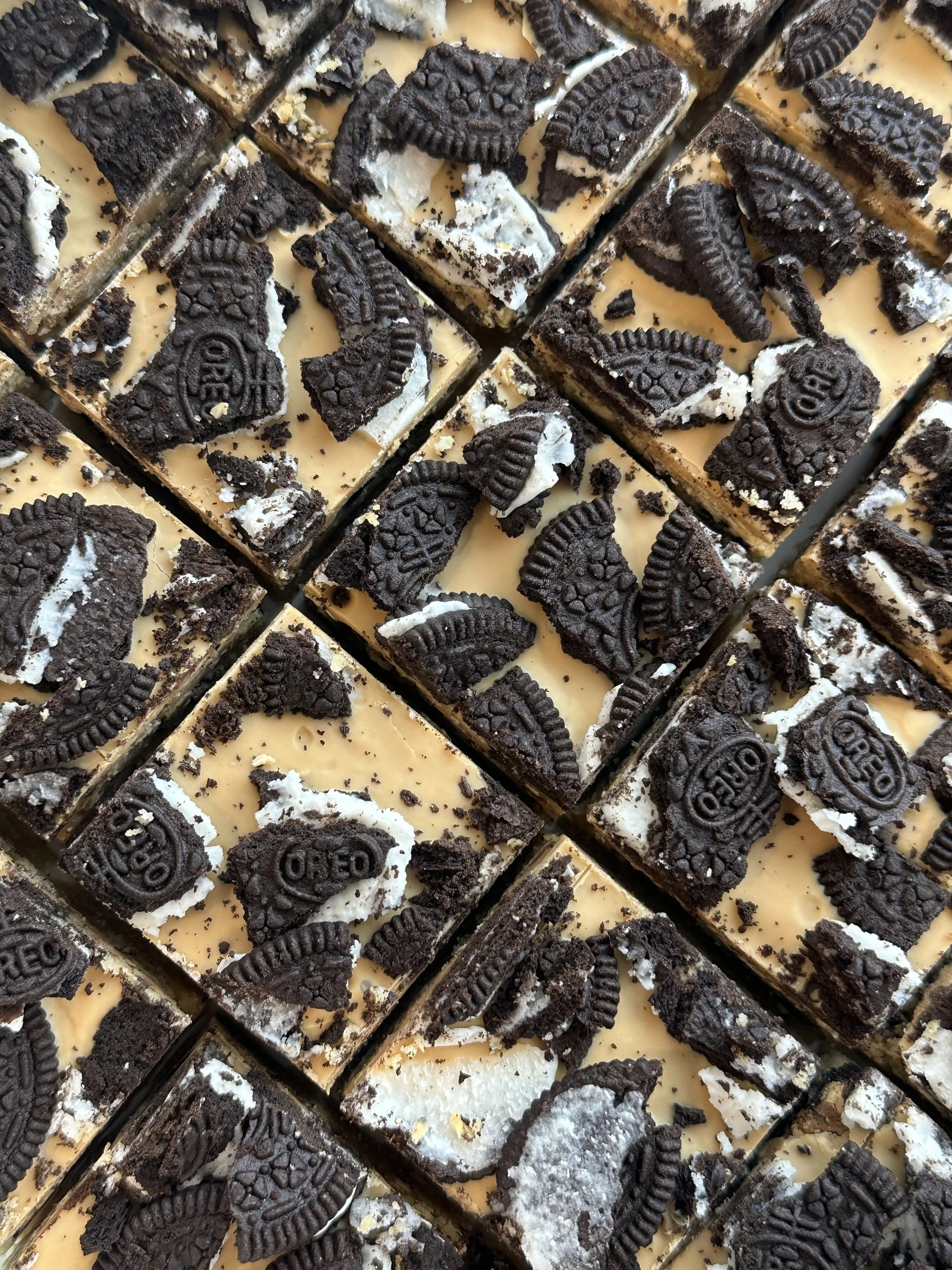 Caramilk Cookies and Cream Slice