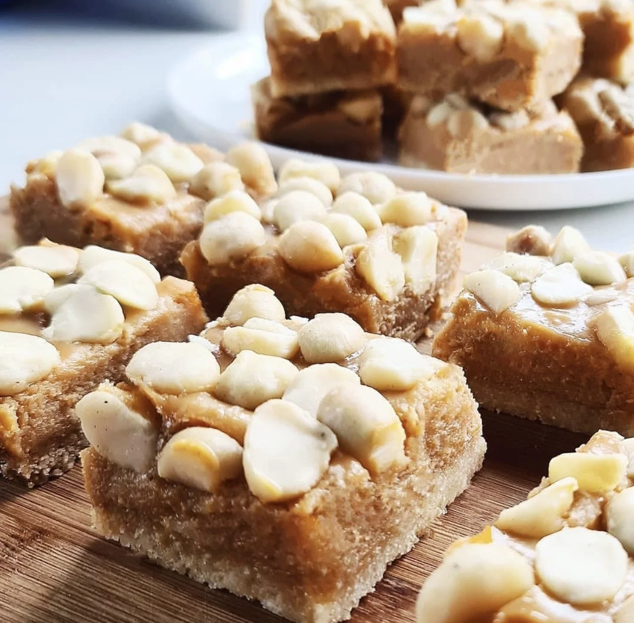 Nuts about you Macadamia Slice