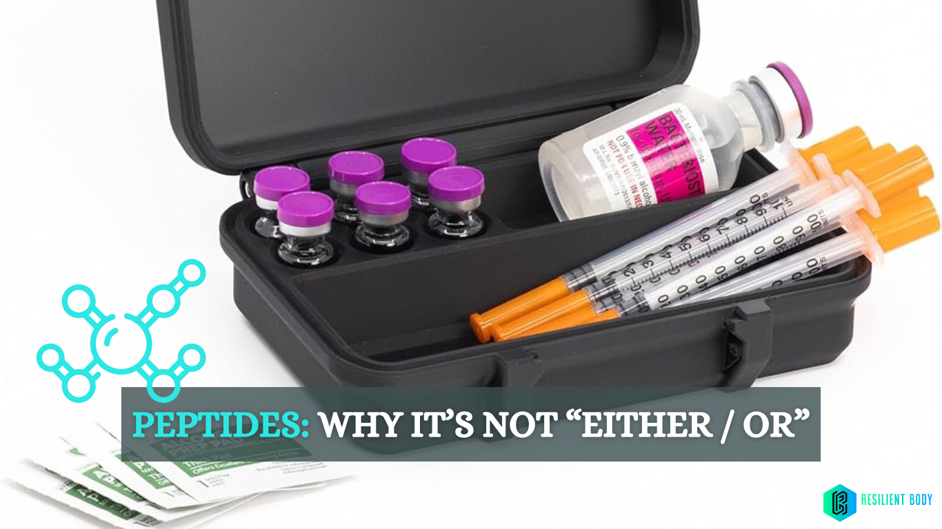 Peptides: Why It’s Not “Either / Or”