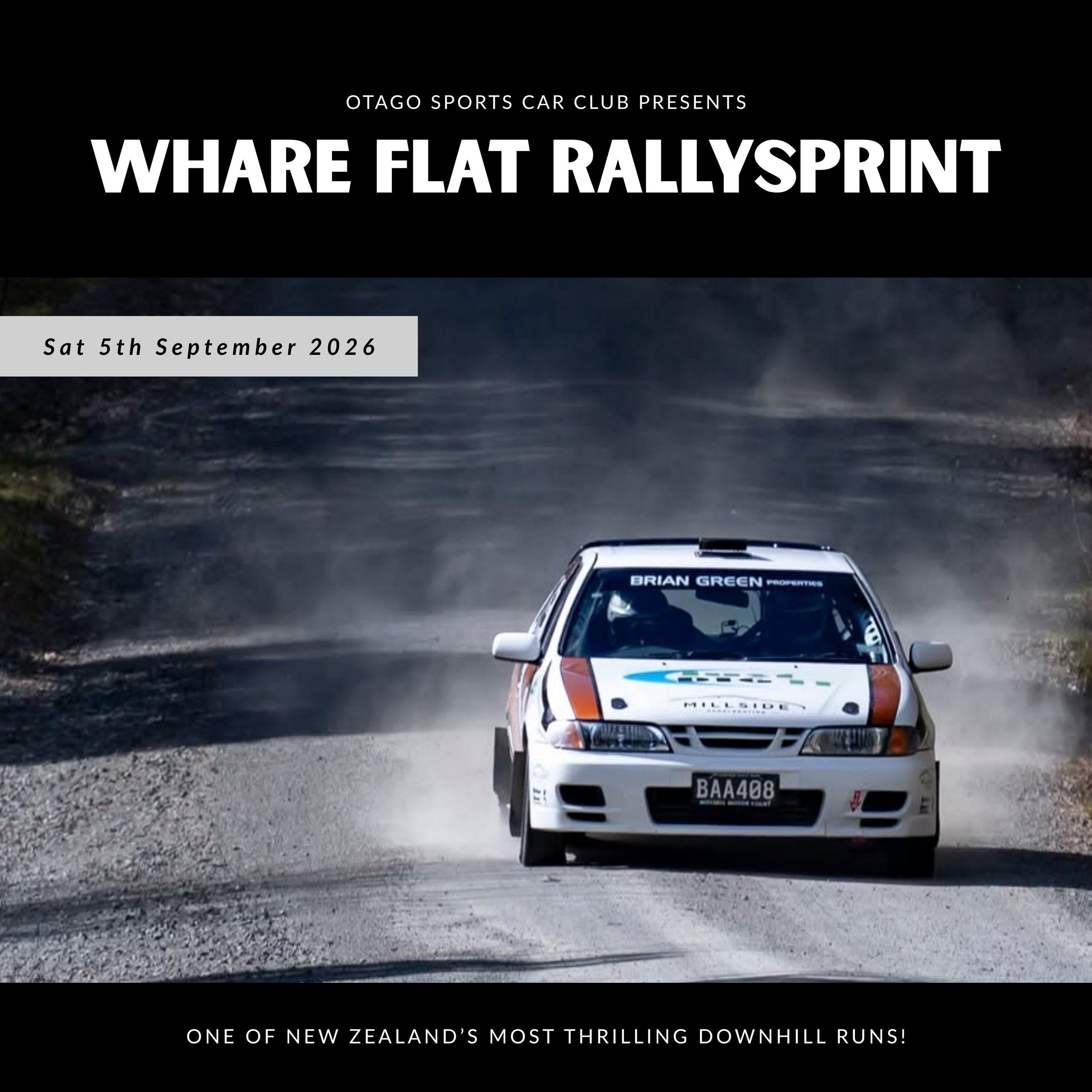 Whare Flat Down Gravel Rallysprint