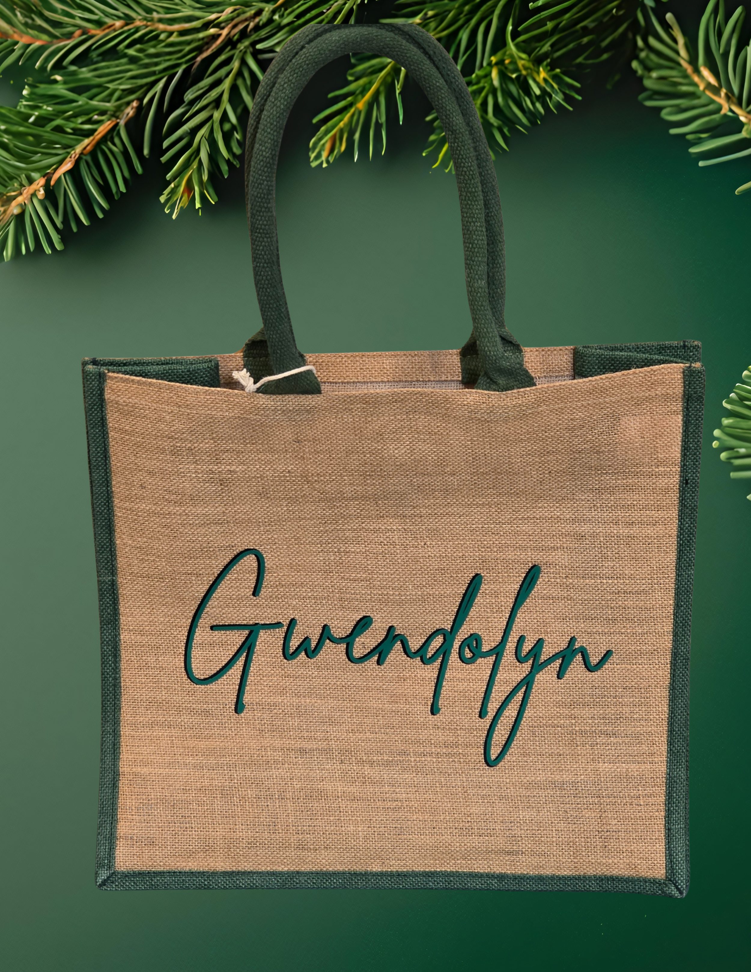 Small Burlap Tote Bags