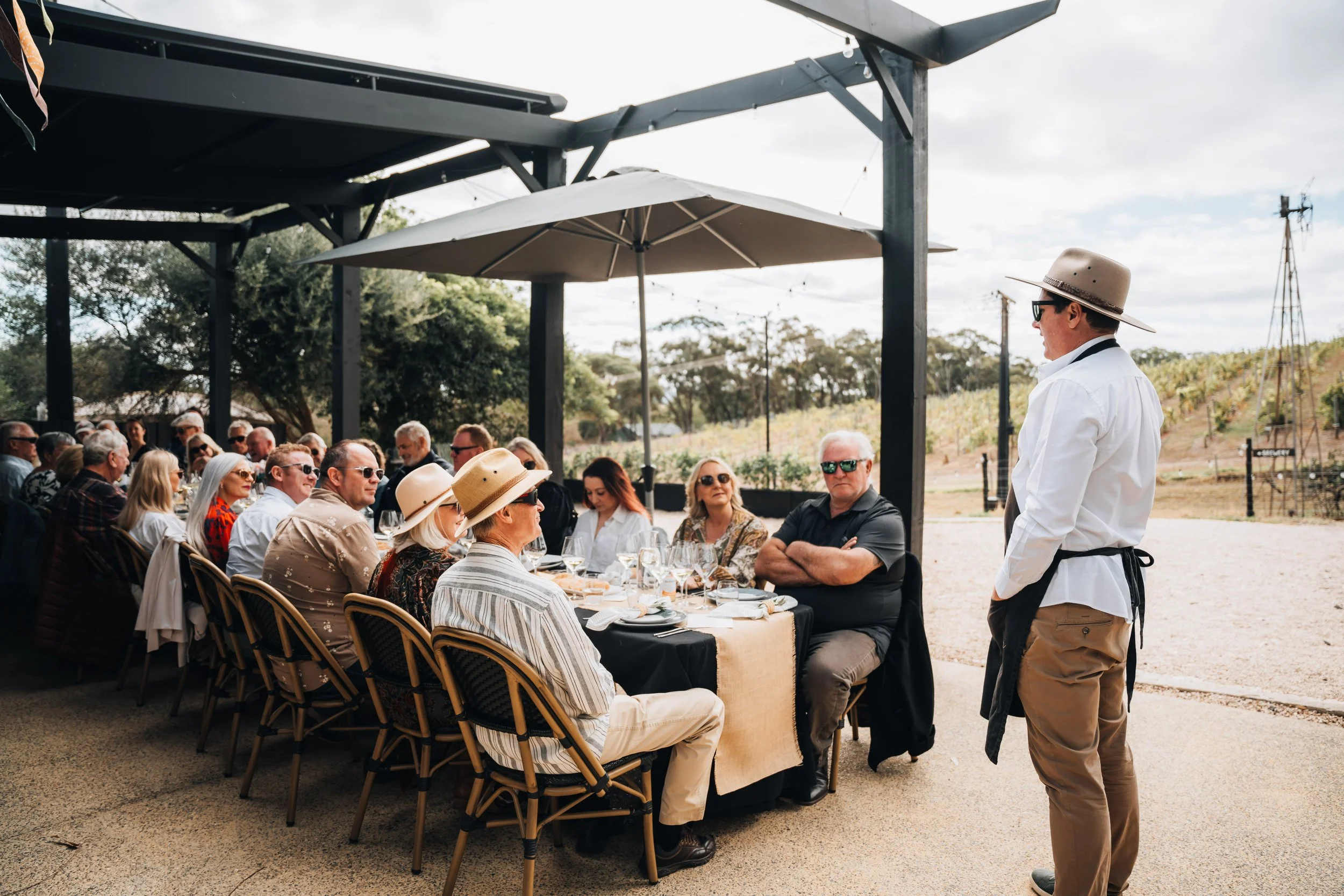 Cellar door long table lunch 2024