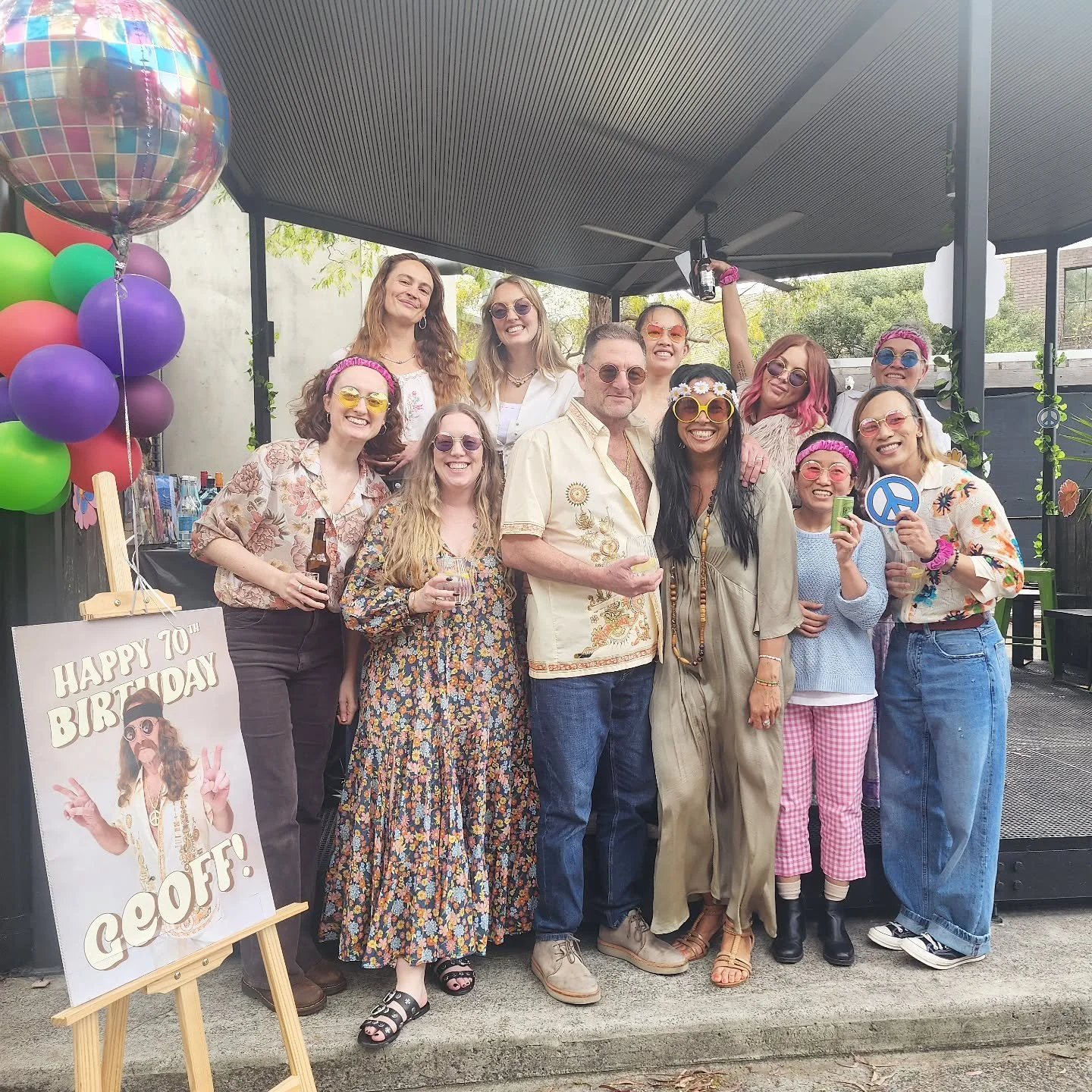 It's been a minute since we celebrated a milestone, and this one was a BIG one!! 🎉🎉🎉 
Birthday to the max for Geoff...🙌🏾🙌🏾🍾🥂 We are both so grateful to this incredible team for not just what they do but how thoughtful and caring they are! 🖤