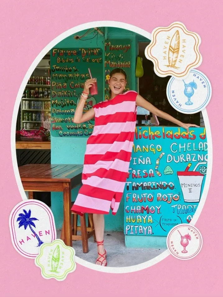 Let the stripes do the talking! The Jardin Stripe Tshirt Dress from @thehavenco features a relaxed fit, midi length, and easy side splits for everyday wear.
⁠

_____________________________⁠
⁠
🌟For general enquiries, get in touch with us. Please con