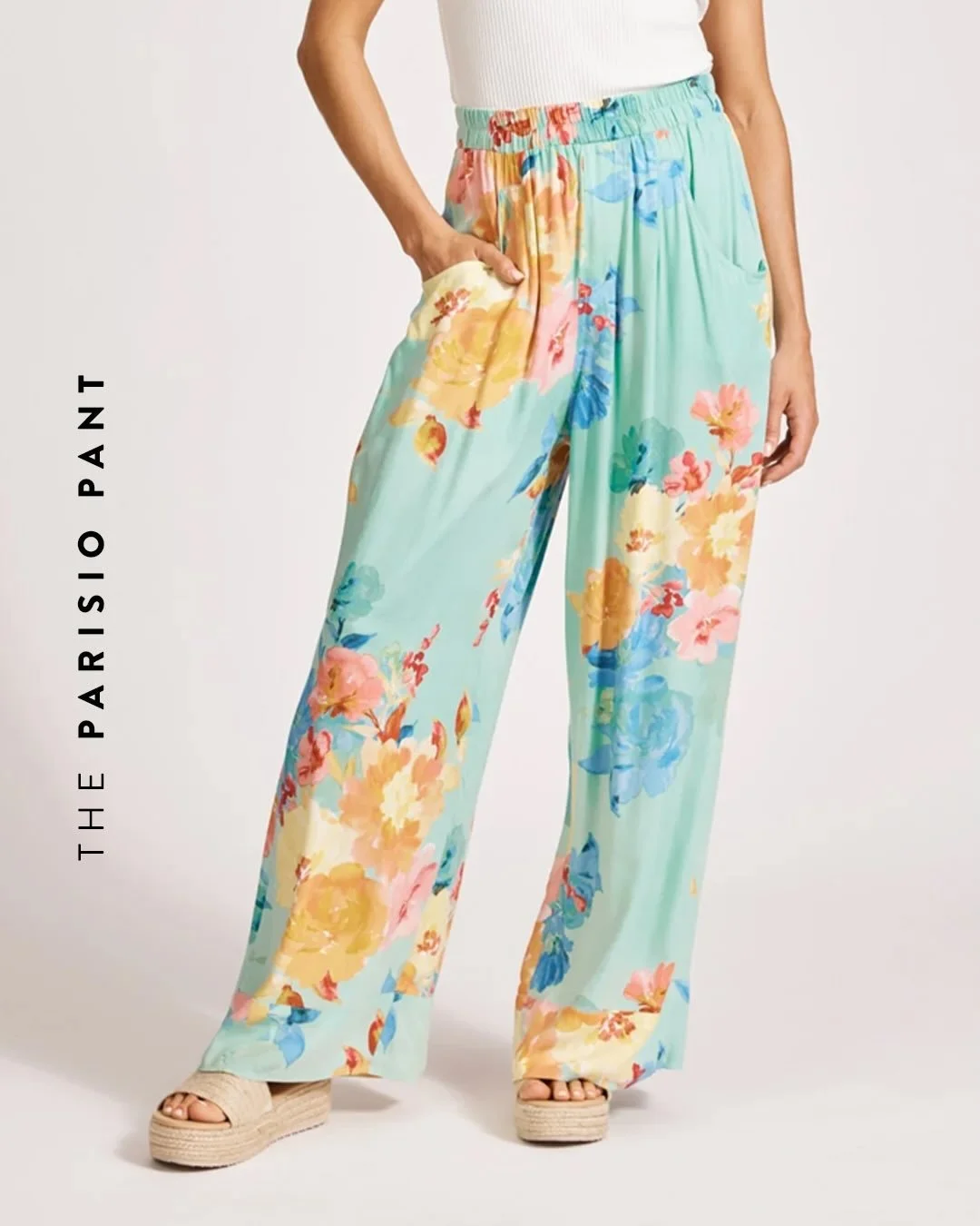 Living in the Parisio Pant from @ebandivelifestyle: ultra-soft viscose, flattering wide leg, chic cuffed hem, and all the pockets a girl could need. No wonder it&rsquo;s a best-seller!

⁠
_____________________________⁠
⁠
🌟For general enquiries, get 