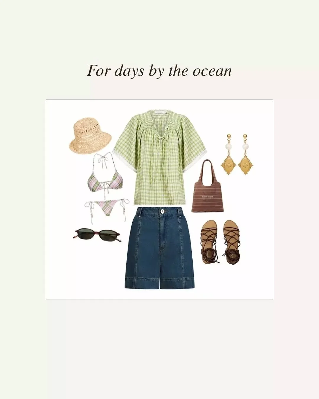 Styled in the new S26/27 Collection: Folklore by @isleofmine. Designed for days that move seamlessly from slow mornings to styled-up moments.

🔍Slide 01: Esther Shirred Top, Margot Denim Short, Remi Sandal

🔍Slide 03: Aurora Frill Tank, Esther Wrap