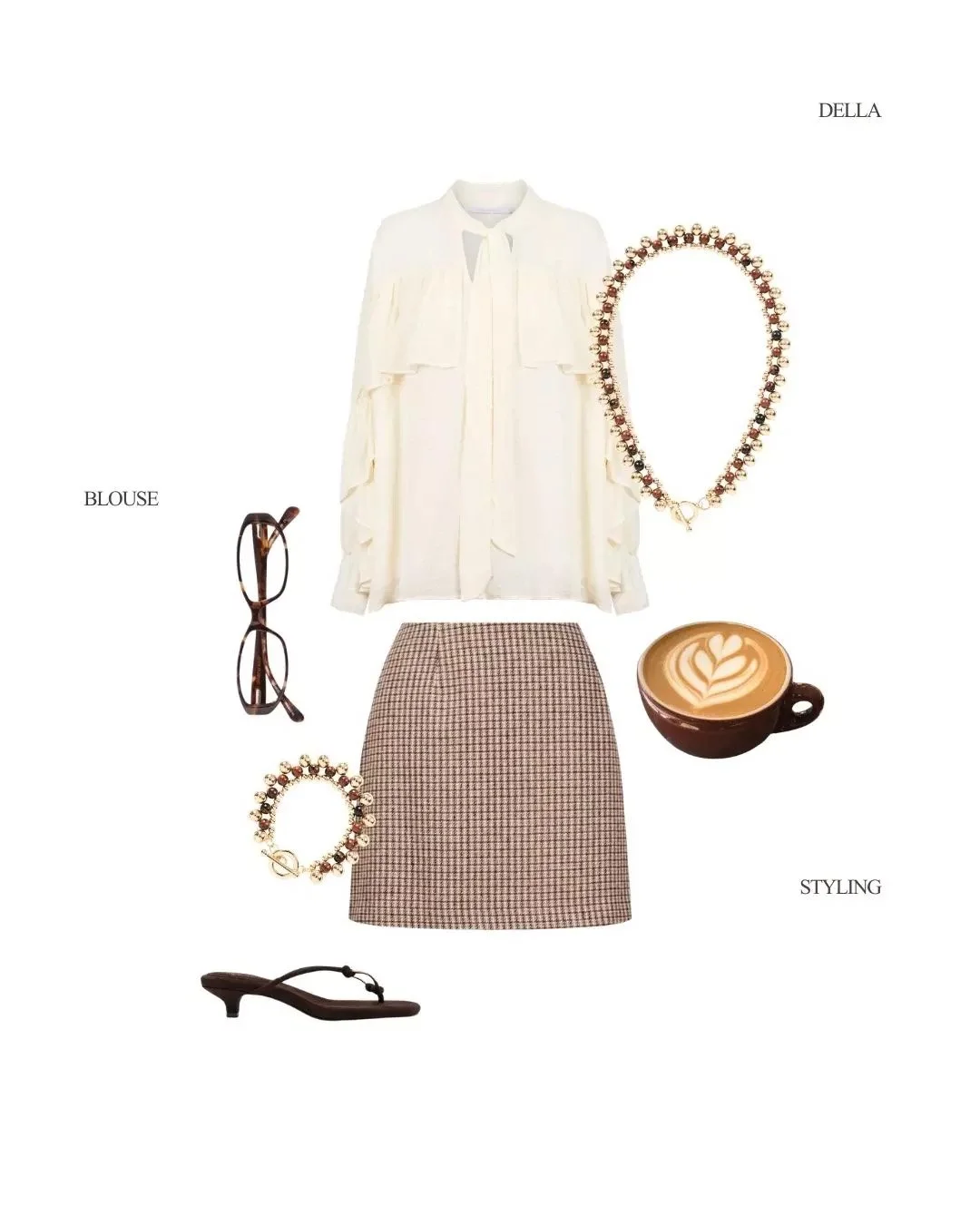 The Della Blouse from @isleofmine is crafted from soft rayon with a romantic flow, detailed with a gentle ruffle that curves across the chest and along the sleeves. 

Wear tucked into the Cassidy Skirt or pair with Scarlette Jean and float through sp