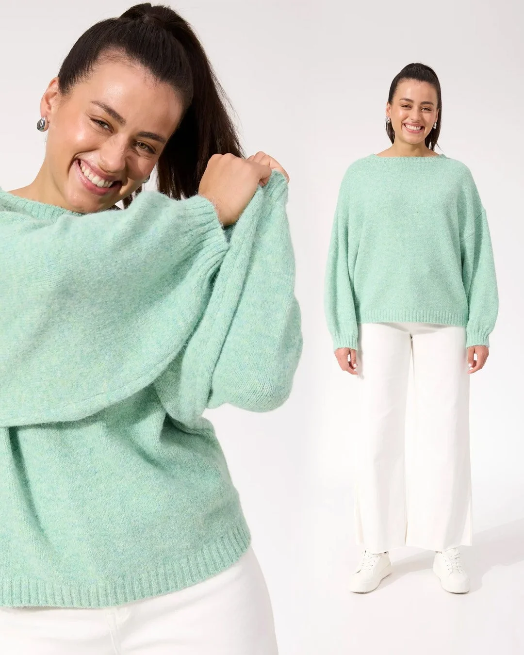 A soft, cosy knit designed for everyday warmth with a fresh pastels. The Ottawa Jumper from @thehavenco features a custom stripe design with a subtle mottled finish, giving it depth while staying easy to wear.

⁠
_____________________________⁠
⁠
🌟Fo