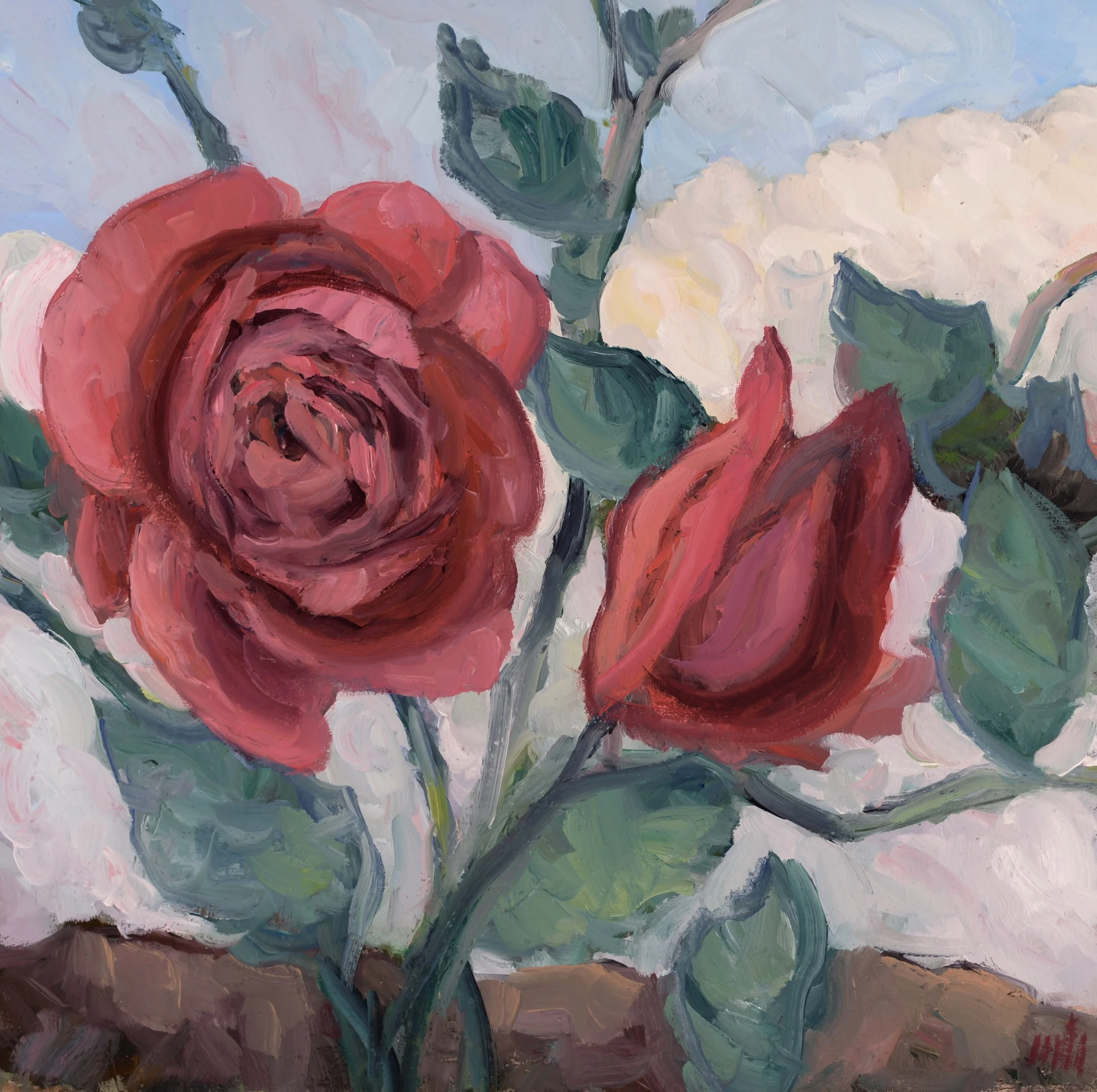 Garden Roses, oil on panel, 10x10, 2026.jpg