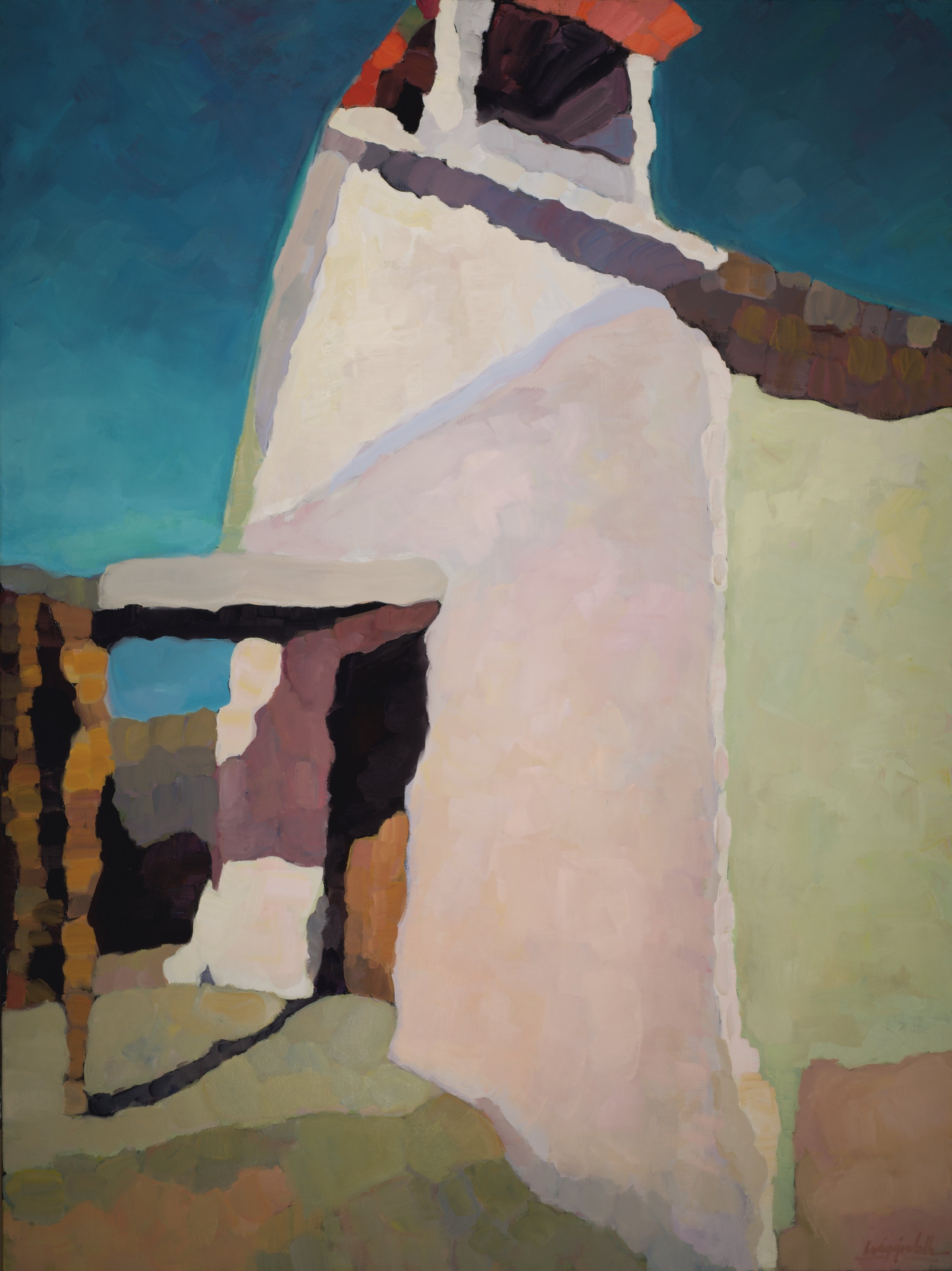 Iglesia Blanco, Afternnoon Shadows III, oil_canvas, 40x30, $6100.jpg