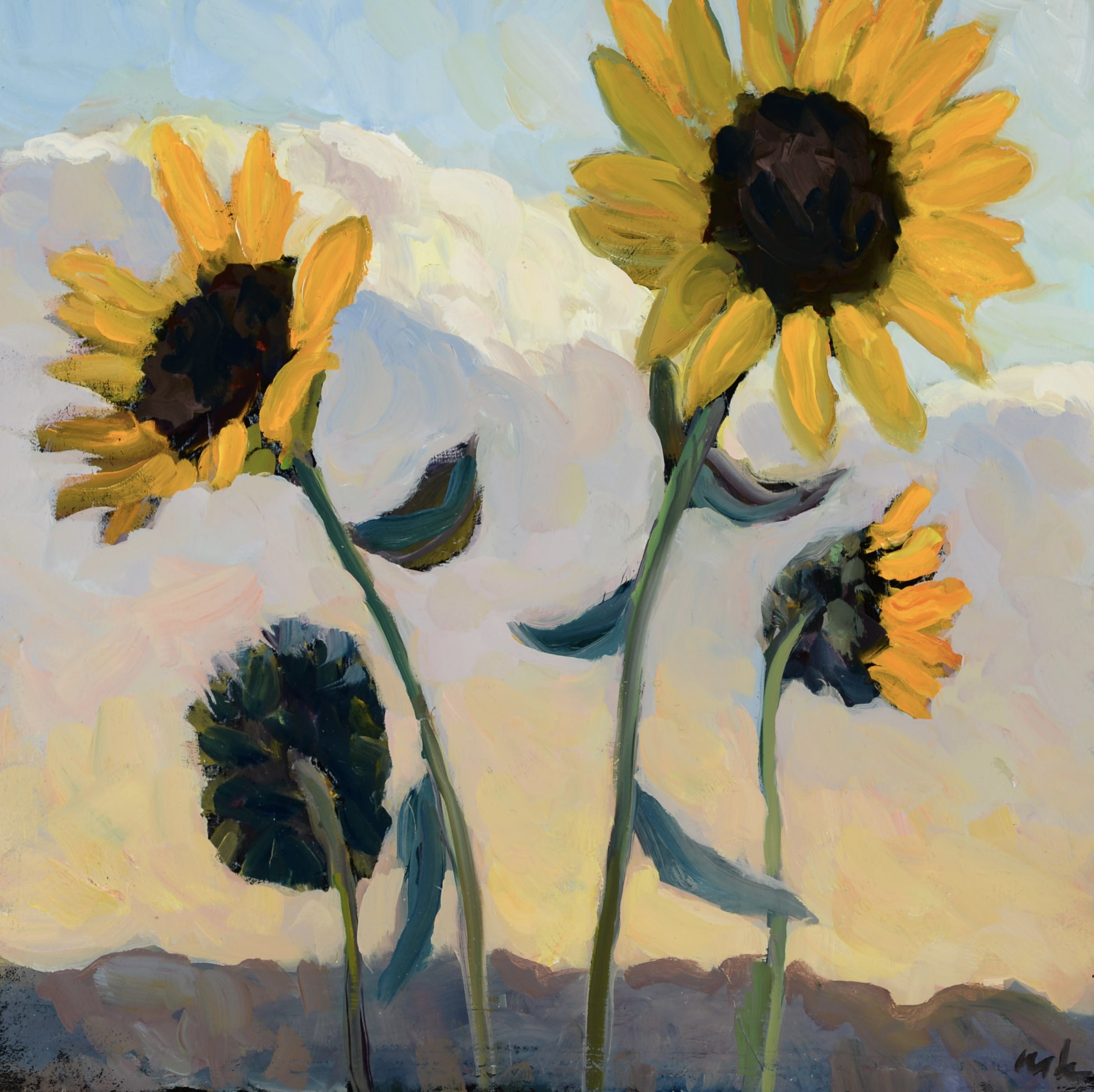 Matthew Higginbotham / Clouds and Sunflowers IV