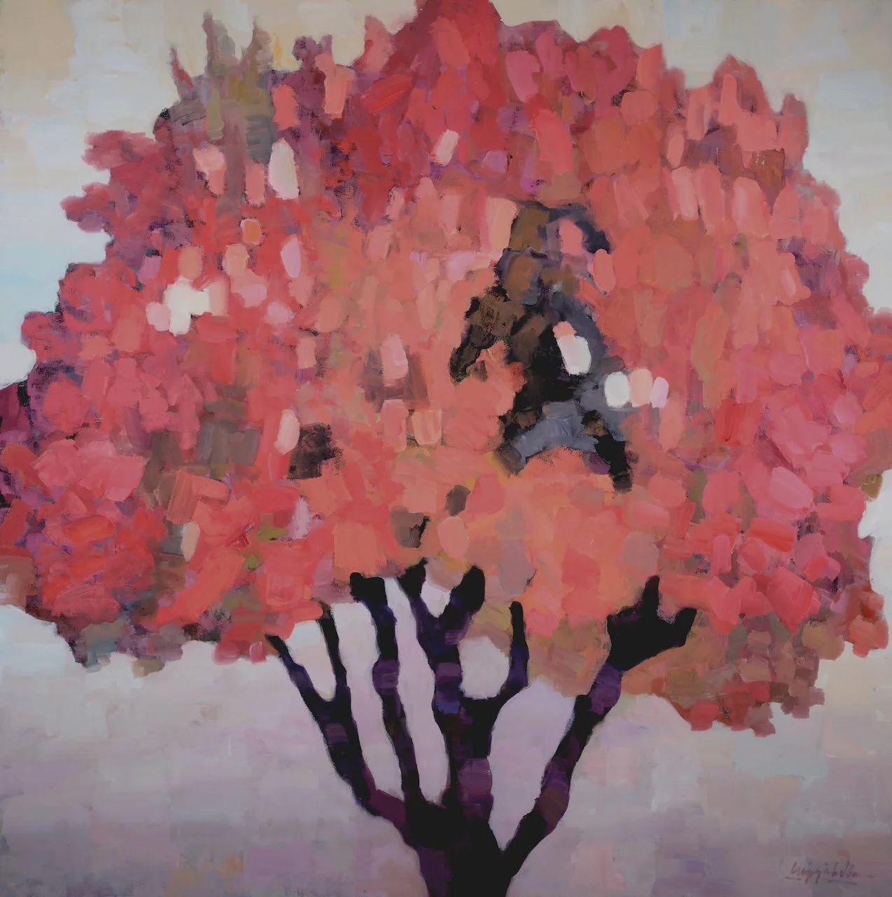Spring Tree, oil_canvas, 36x36, 2024.JPG