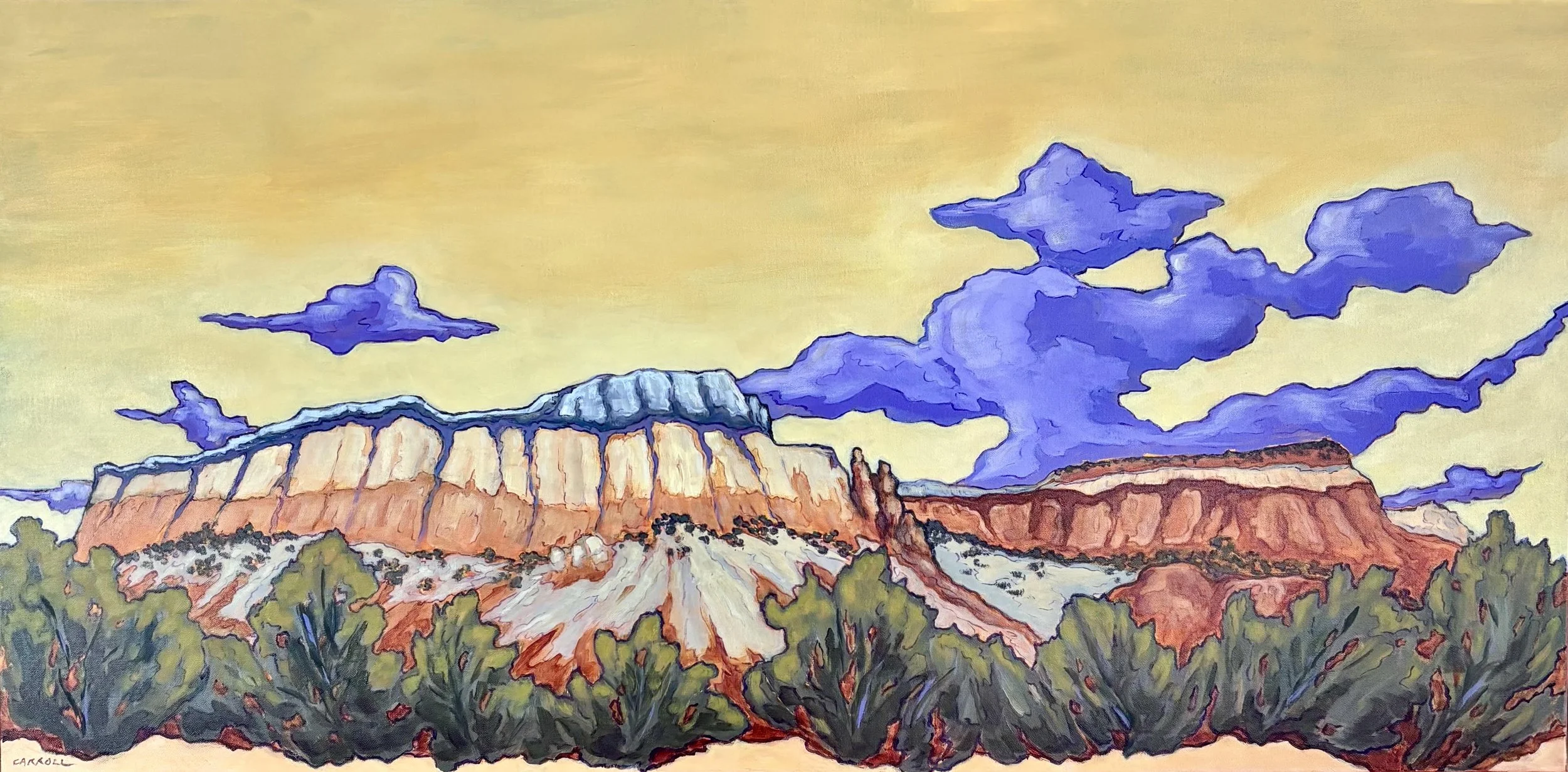 Recollections of Ghost Ranch - Acrylic, 24” x 48.jpg