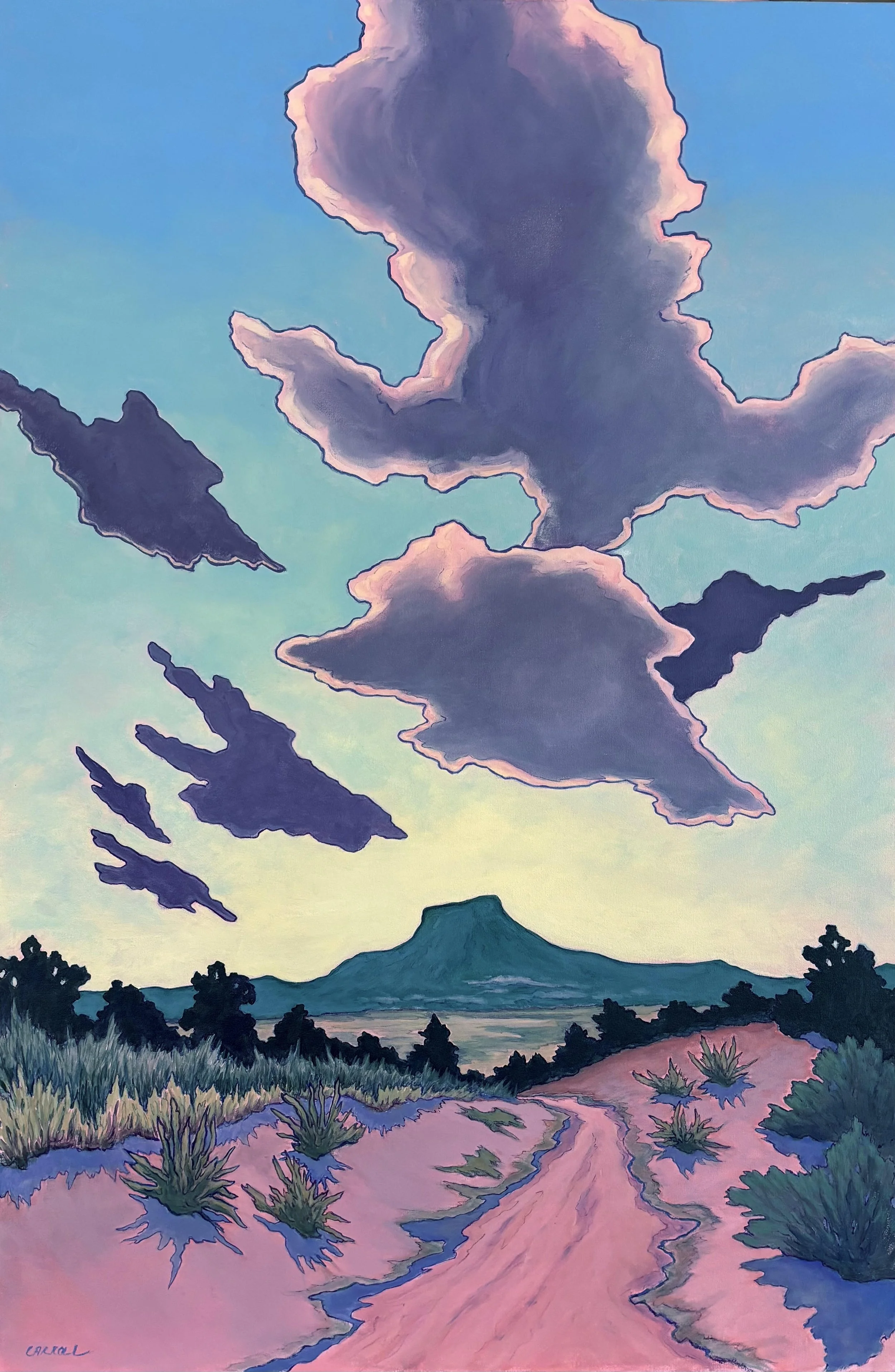 Pedernal Mornings - Acrylic, 60” x 40”.jpg