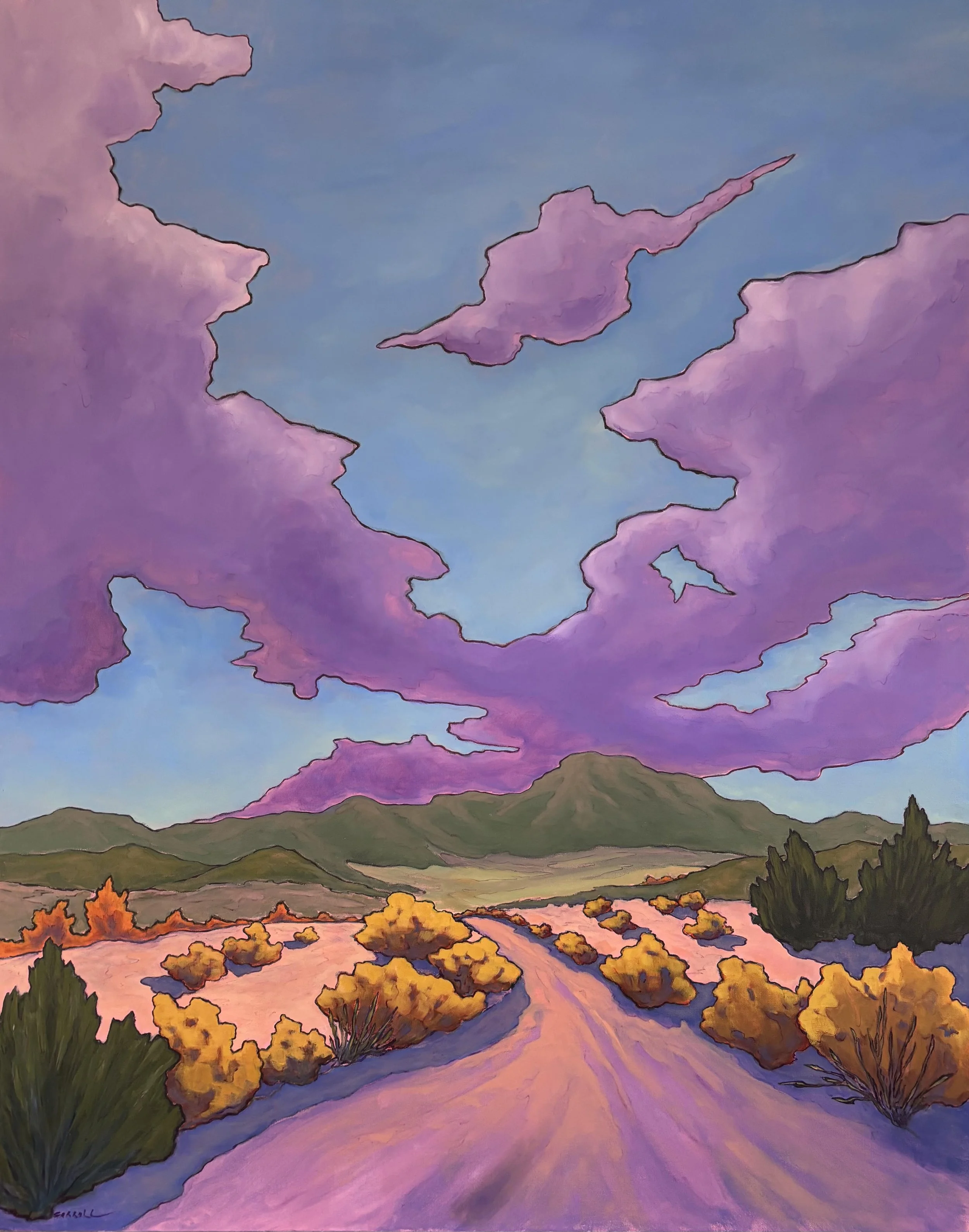 The Road Beckons - Acrylic, 60” x 48” .jpg