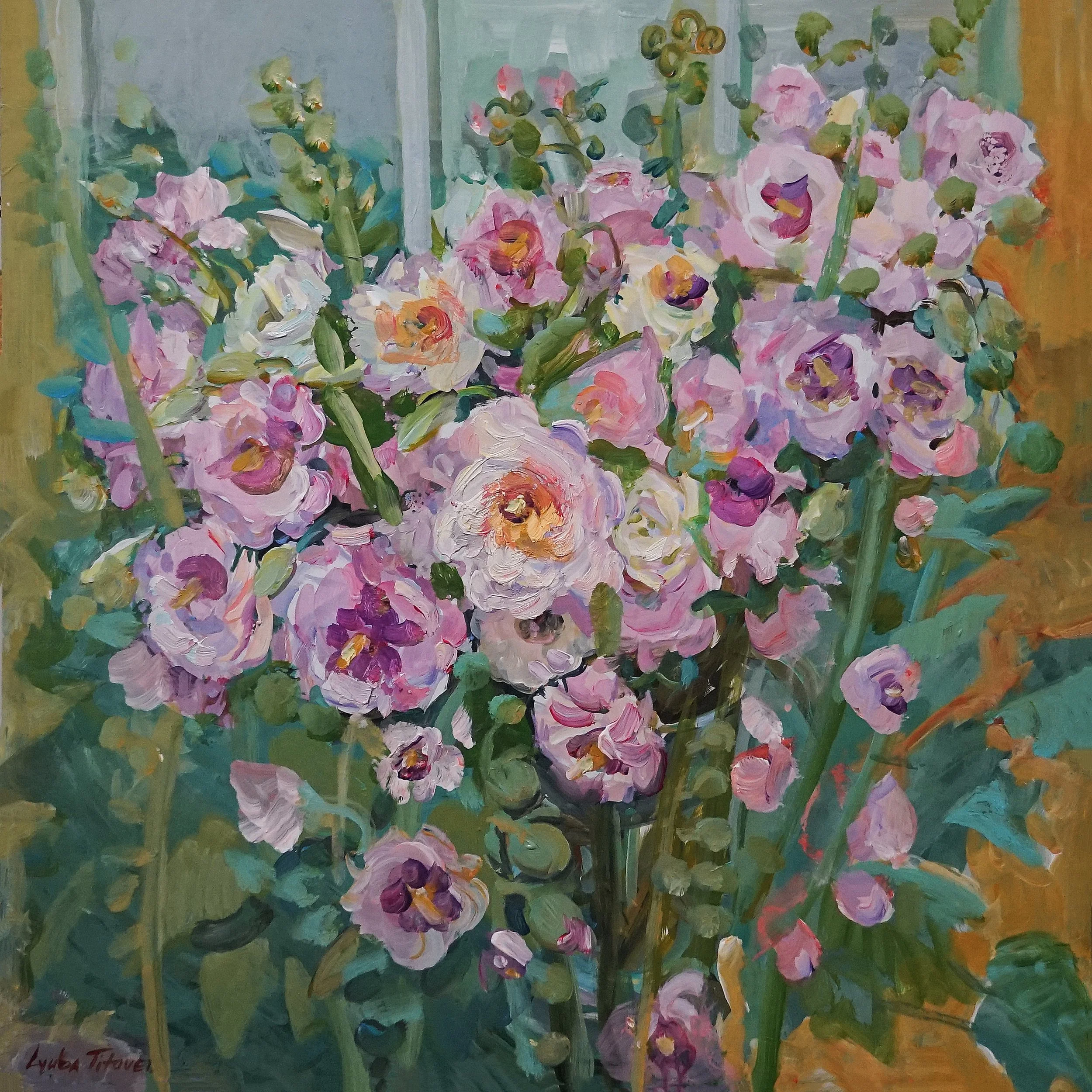 L Titovets SUMMER IN BLOOM  24x24 ap.JPG