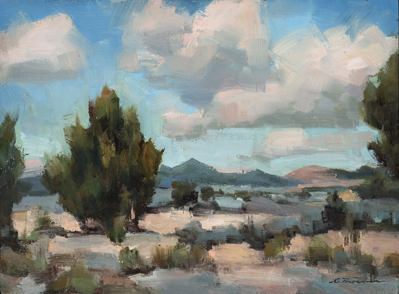 CThomas Sage & Juniper (Nevada) $700 Oil 9x12.jpg