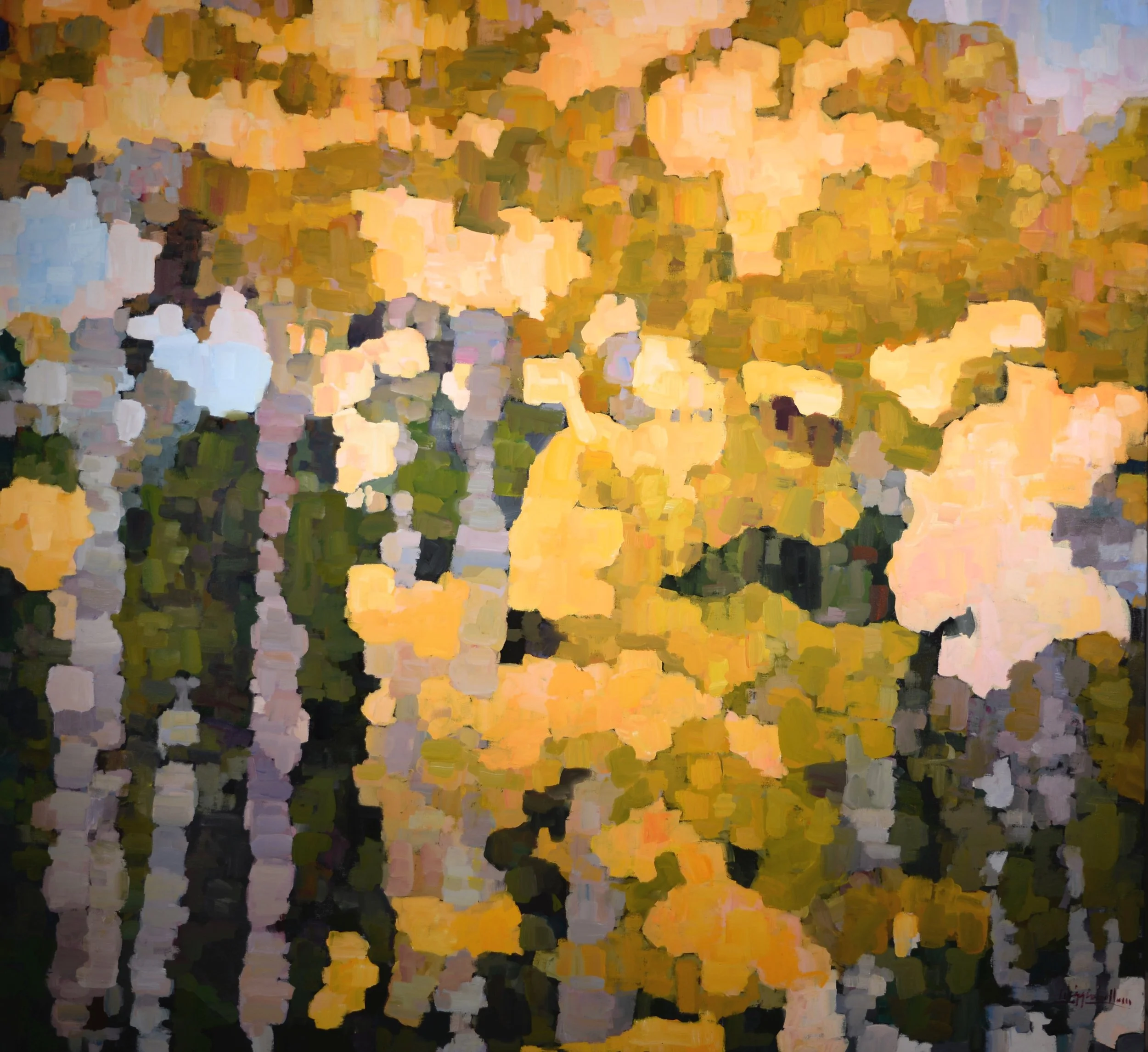 Aspen Grove, Autumn, oil on canvas, 48x52, 2026.jpg