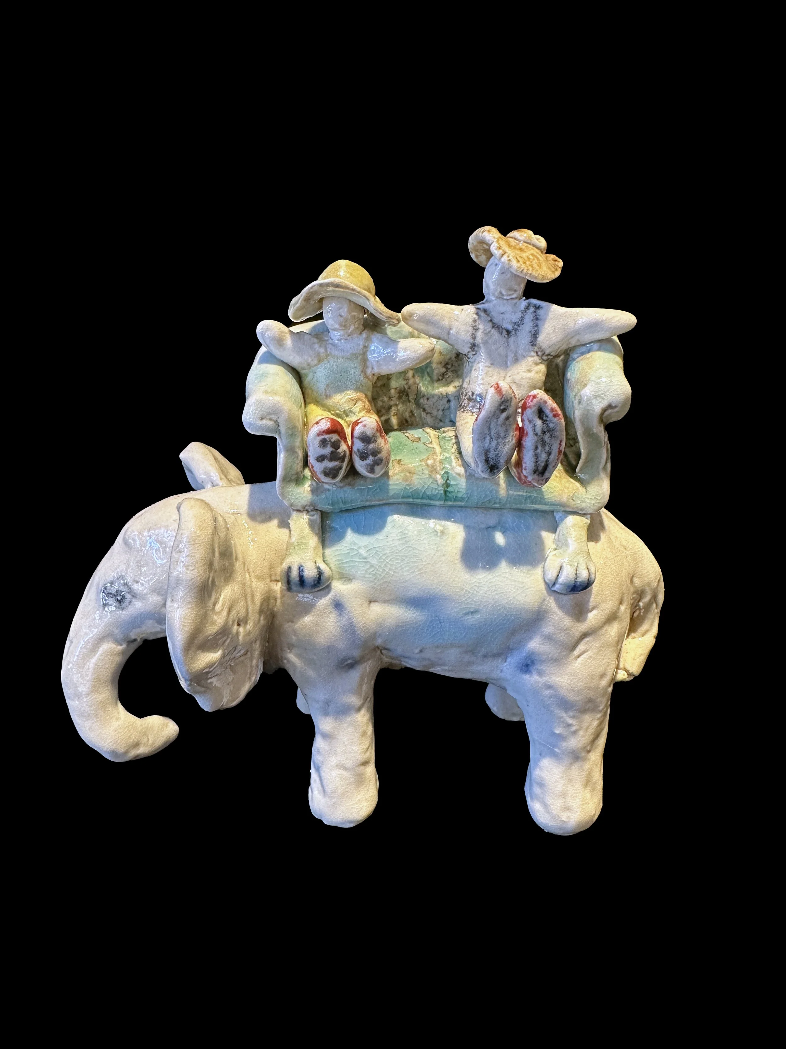 Caroline Douglas / Riding Elephant