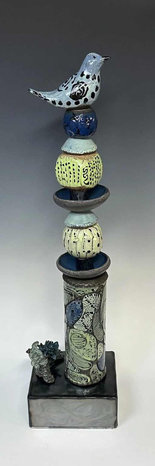 Linda Manning / Bird Wayfinder VII - She Maps the Lichen Paths