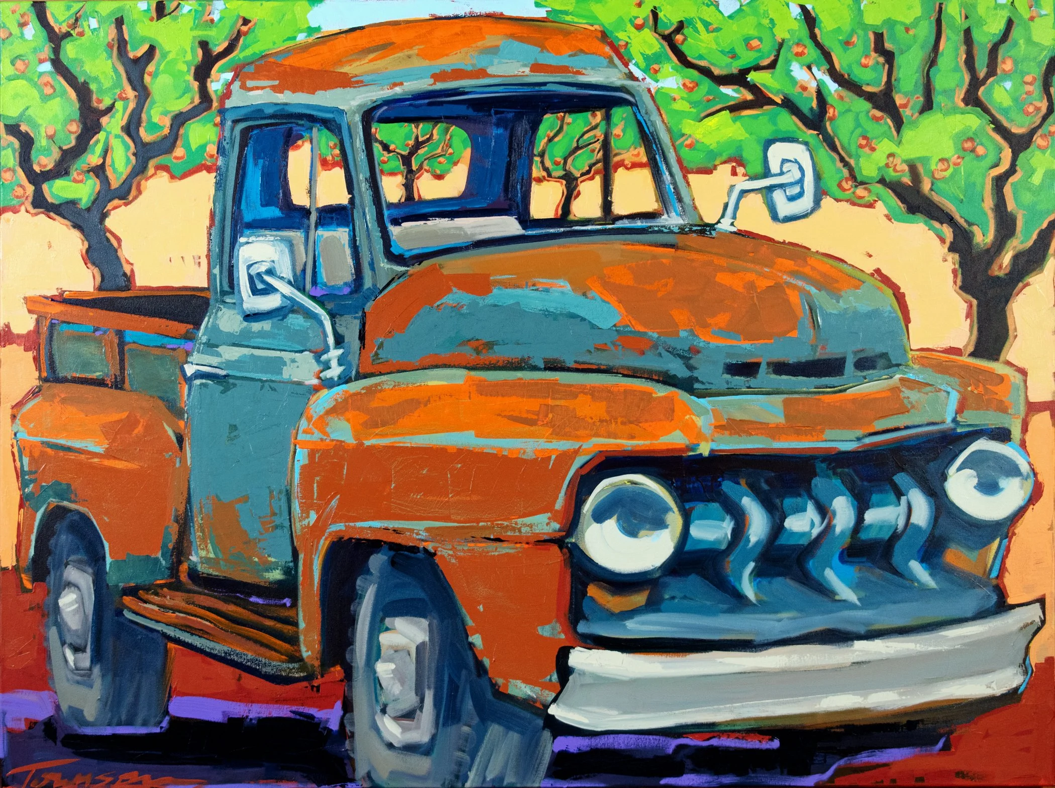 Connie Townsend / Still Life With Peach Trees