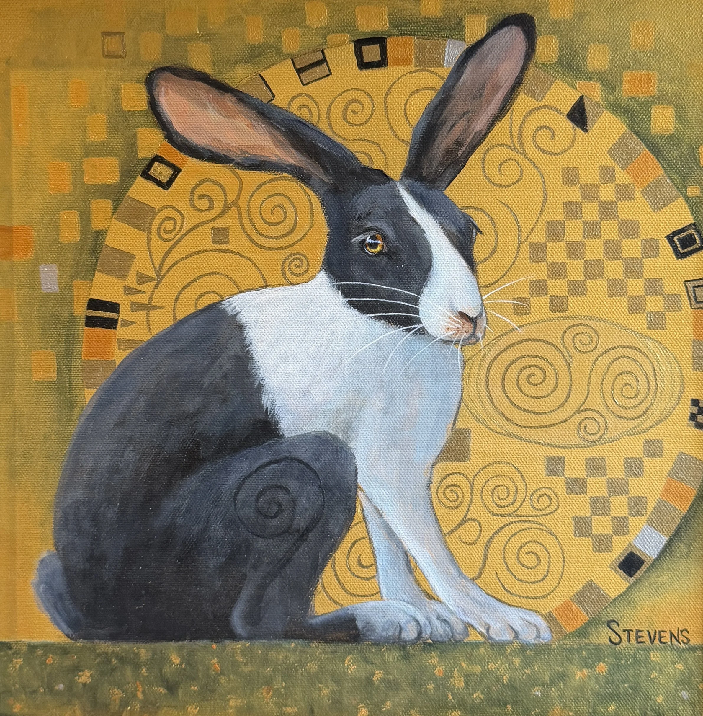 Sandra Stevens / Rabbit in Gold