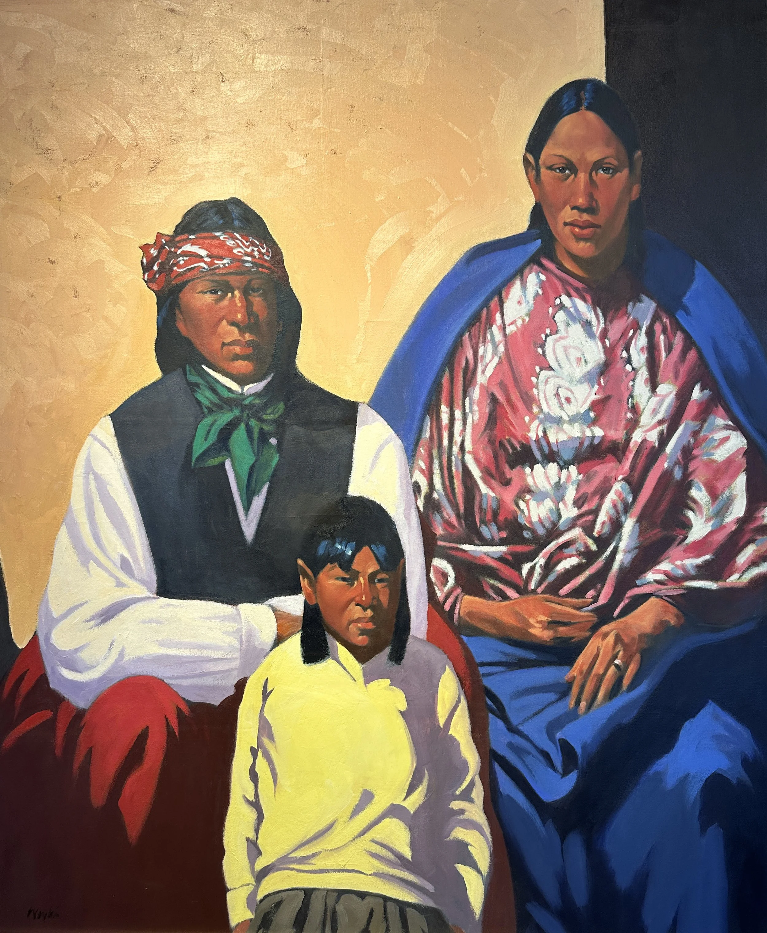 Walt Wooten / A young Indian Family