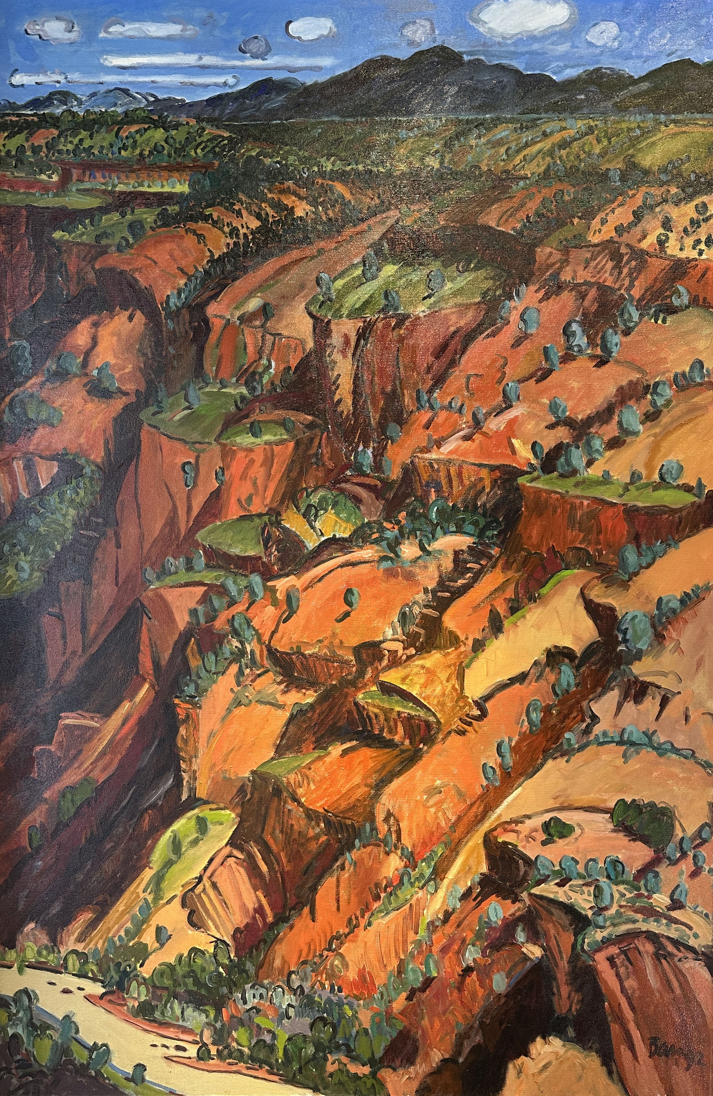 David Loren Bass / Rio Grande Gorge, Taos Mesa